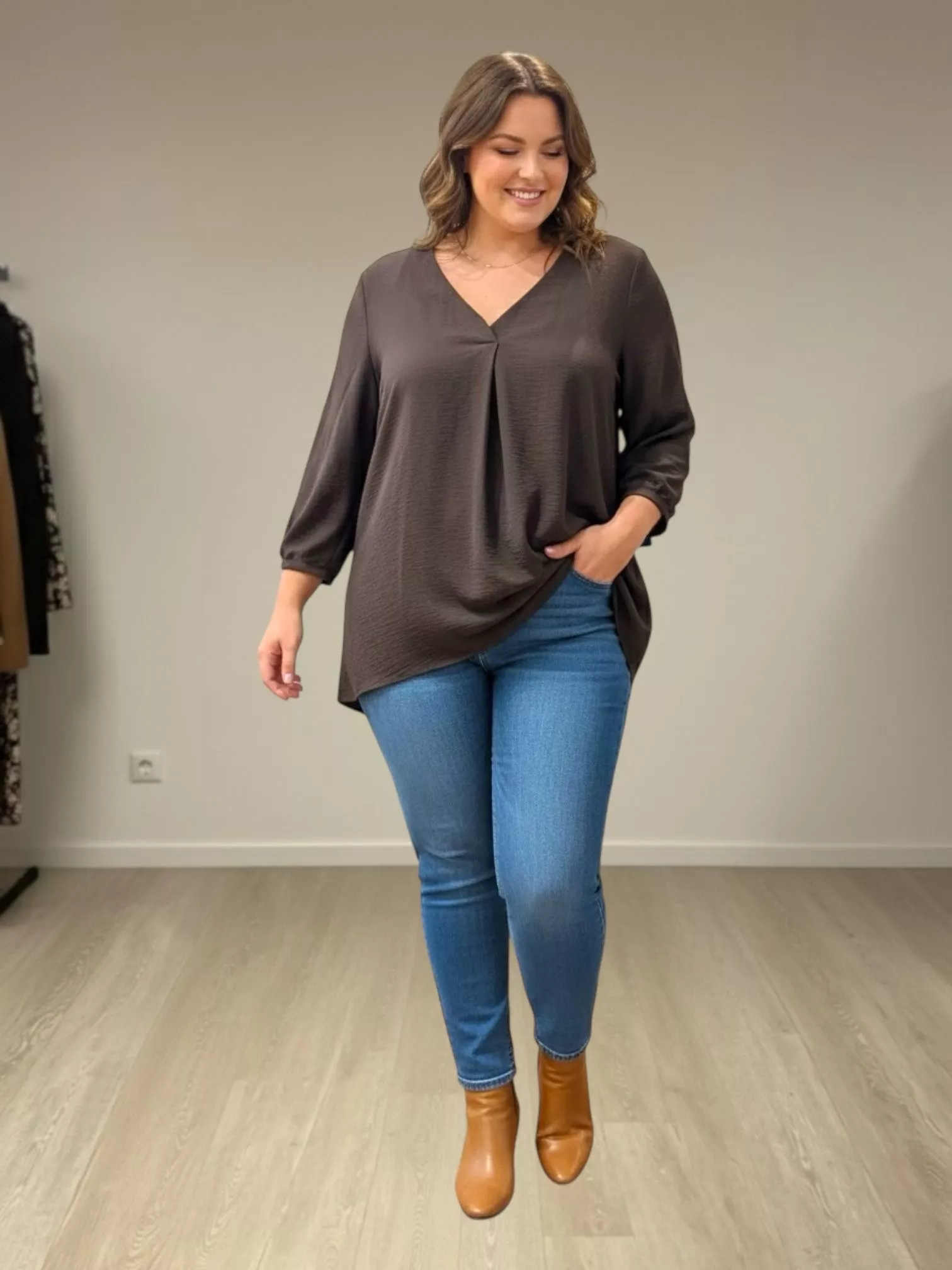 BLOUSE CAMILLE – ONLY CARMAKOMA – GRANDE TAILLE 42–54