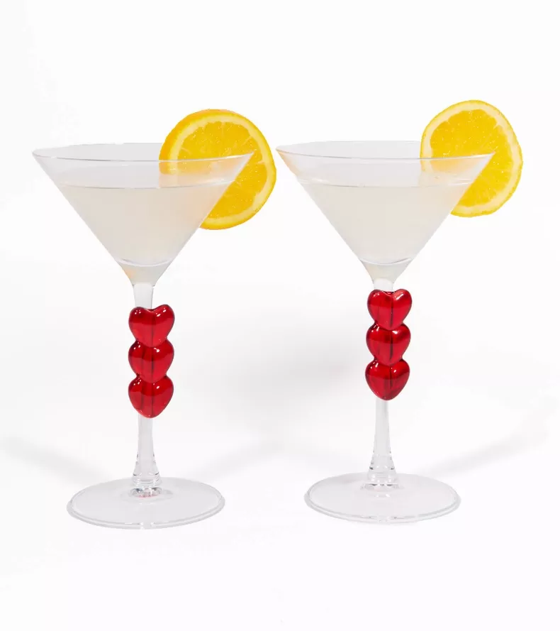 2 VERRES A MARTINI COFFRET - L'EXPRESSIONIST