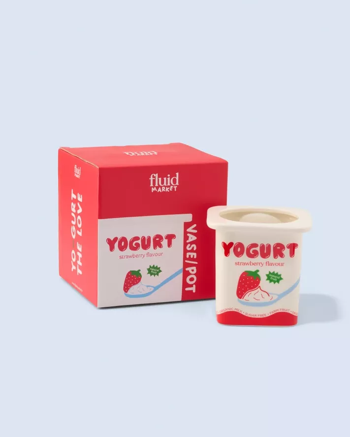 KERAMIKVASE STRAWBERRY YOGHURT – FLUID MARKET