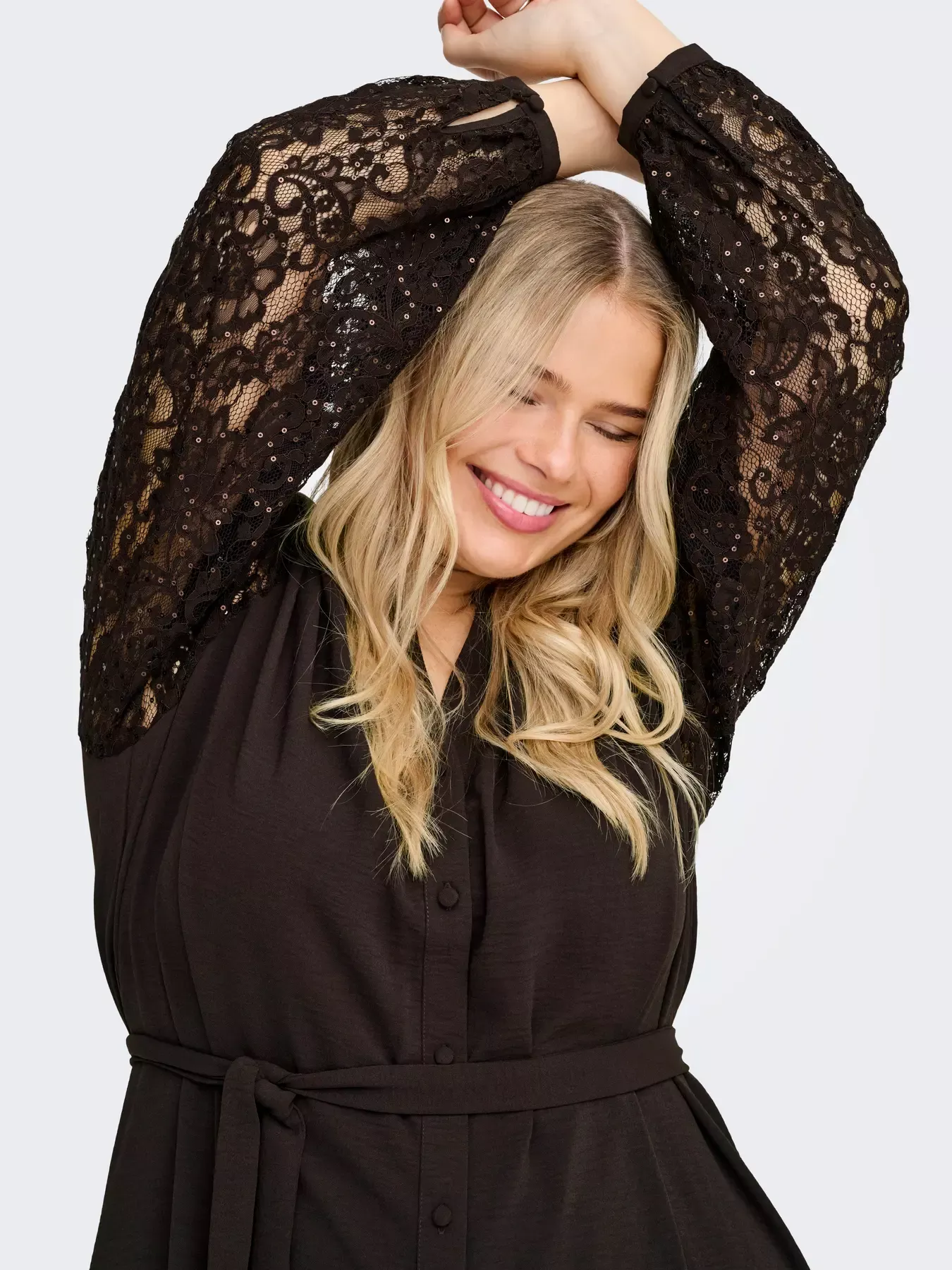 ROBE CHEMISE ORIANNE  - ONLY CARMAKOMA - GRANDE TAILLE 42-54