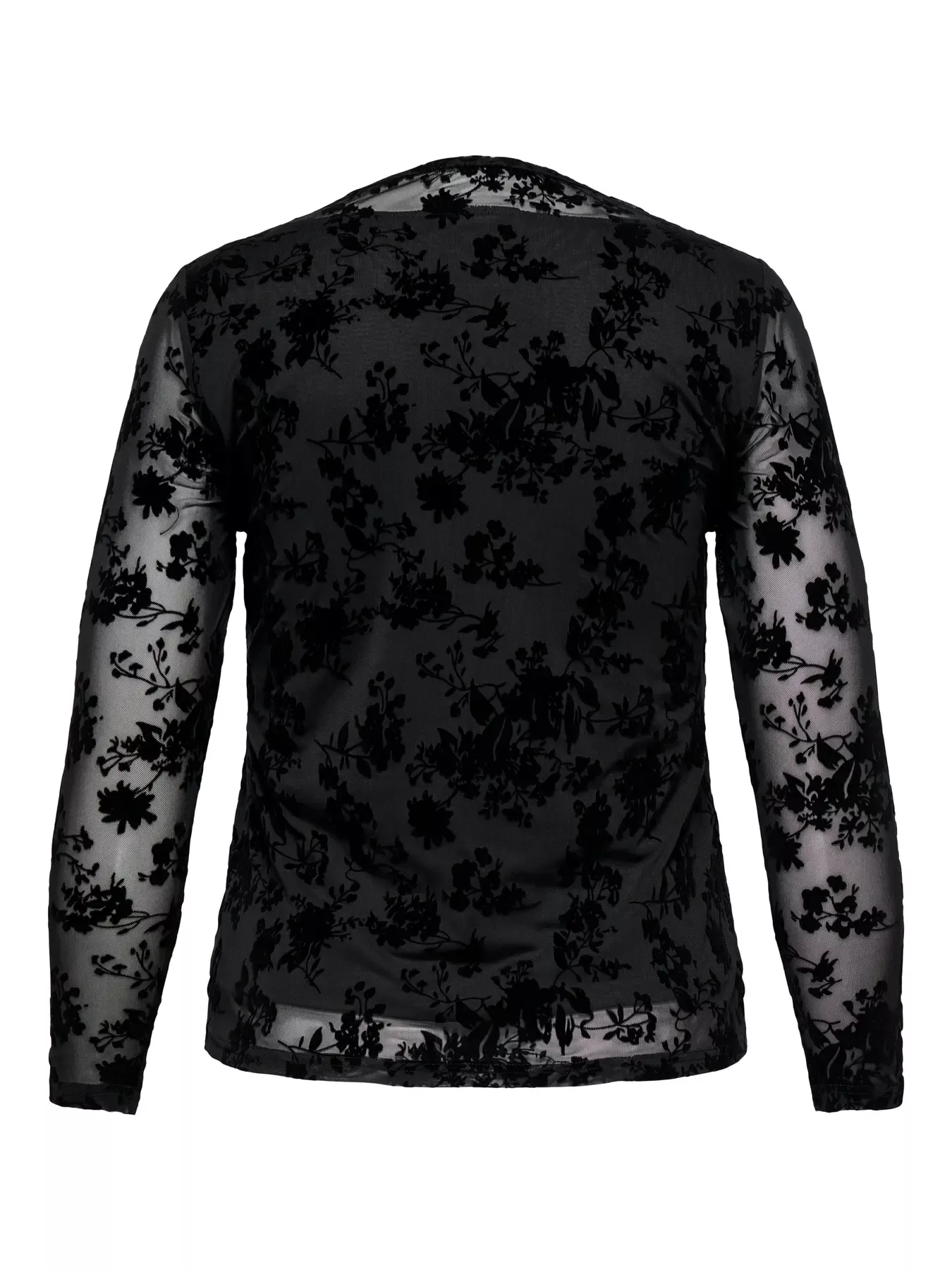 TOP MESH FLOCK HANNA - ONLY CARMAKOMA - GRANDE TAILLE 42-54