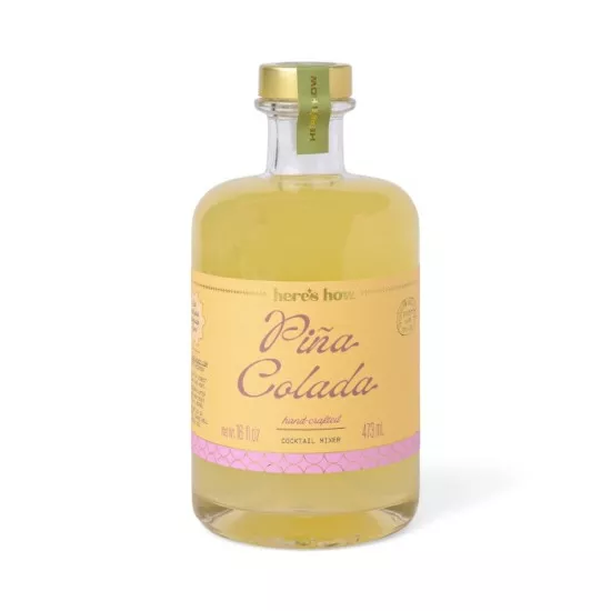 PIÑA COLADA MIXER CONCENTRÉ – HERE’S HOW – COCKTAIL MIXER 500 ML