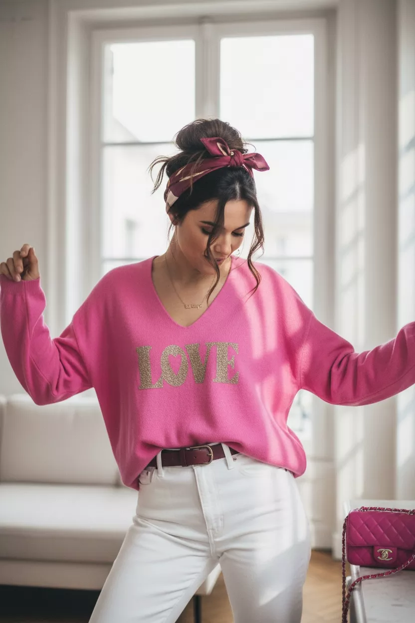   LOVE PULLOVER – April Vintage – EINHEITSGRÖSSE 38–42