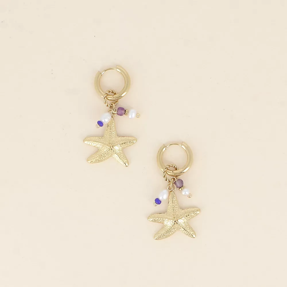 CRÉOLES À BRELOQUES ÉTOILE DE MER – BOHM PARIS