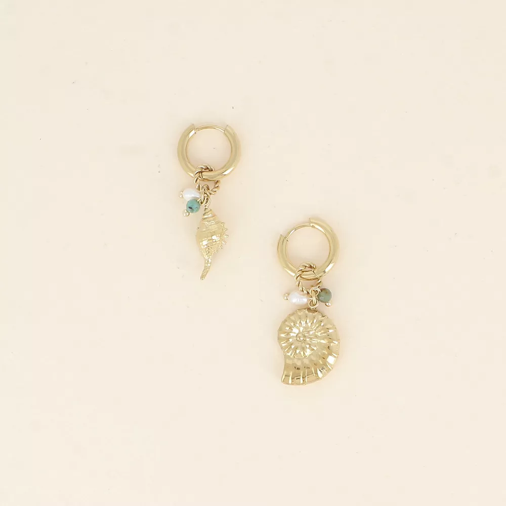 CRÉOLES À BRELOQUES COQUILLAGES – BOHM PARIS