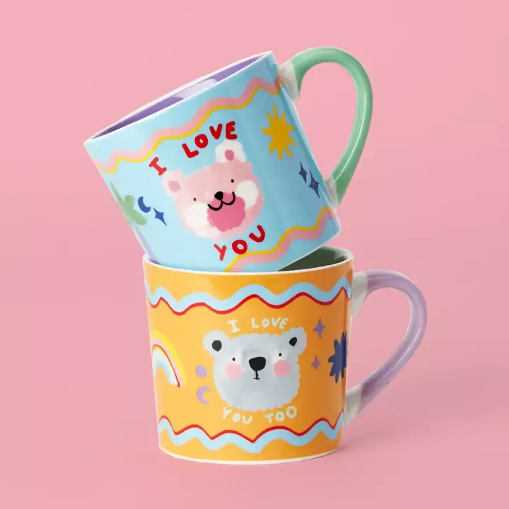 MUGS TEDDY BEAR LOVE YOU