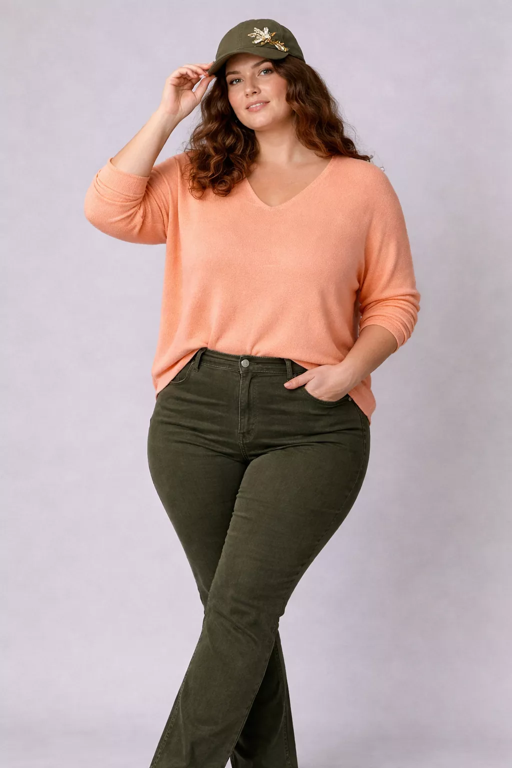 PULL KILLIAN COL V – GRANDE TAILLE TU 50–54