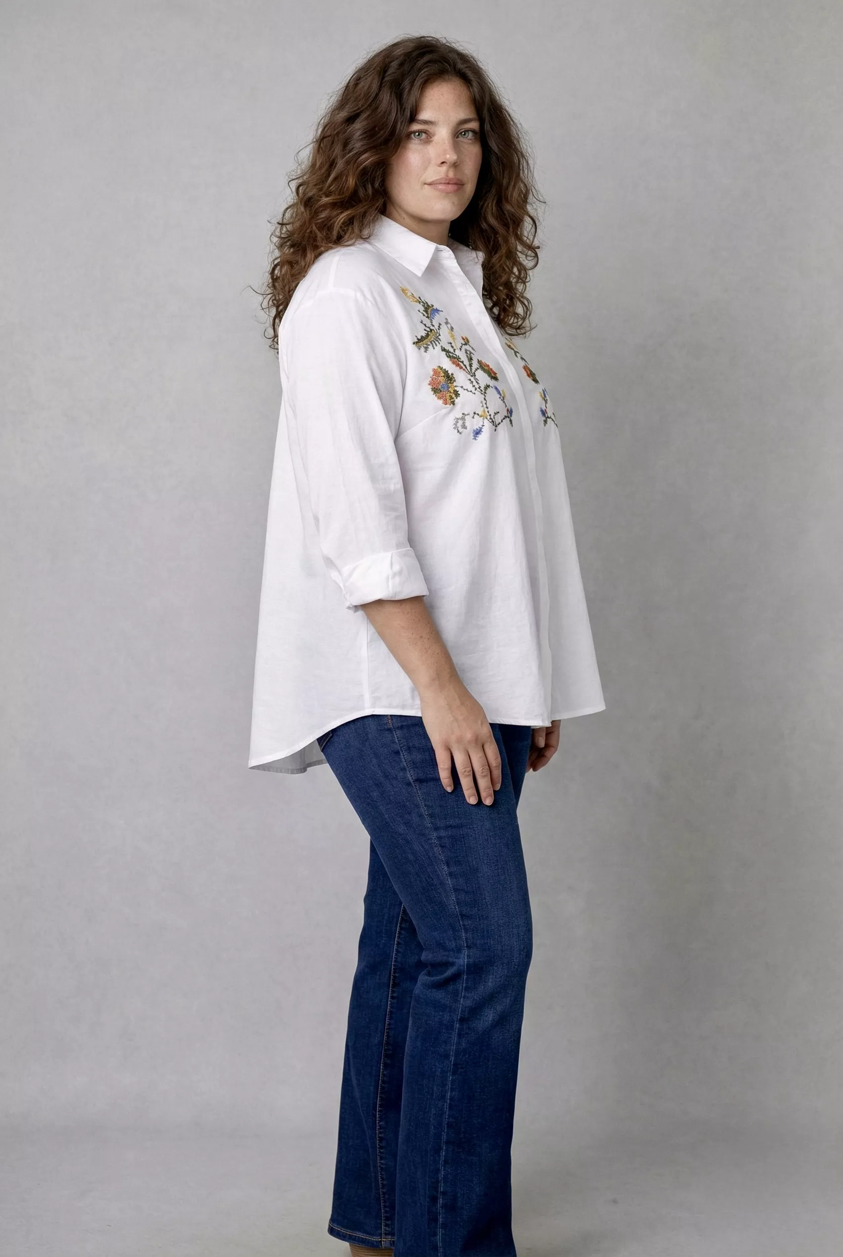 CHEMISE YARA – MINA ROSA – GRANDE TAILLE TU 50–54