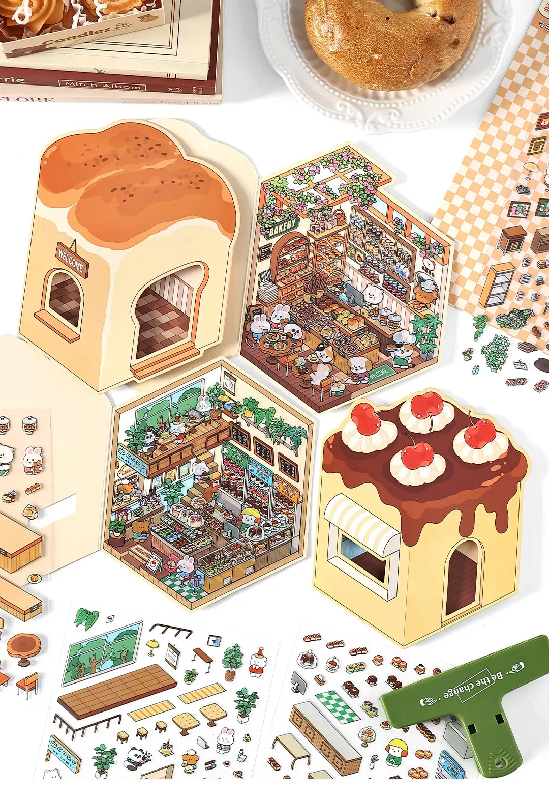 HAPPY CAKE – 3D-SZENE – COZY STICKERS