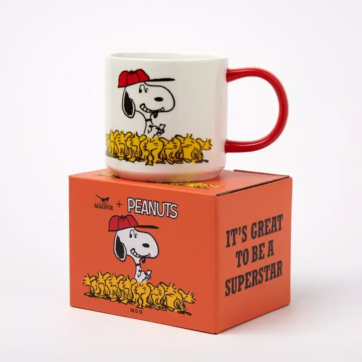 MUG SNOOPY “SUPER STAR” EN PORCELAINE – PEANUTS x MAGPIE