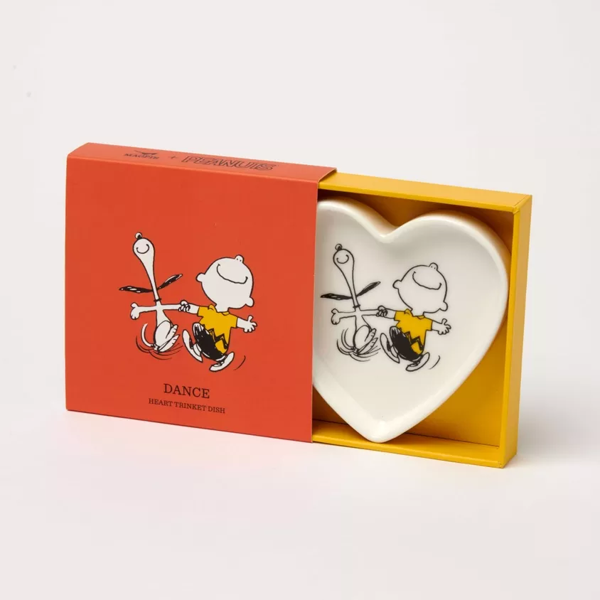 VIDE-POCHE / ASSIETTE À BIJOUX PEANUTS “DANCE” EN CÉRAMIQUE – PEANUTS x MAGPIE