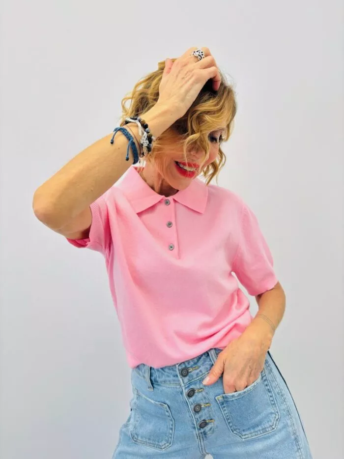 POLO AUS FEINSTRICK – EXQUISS’S