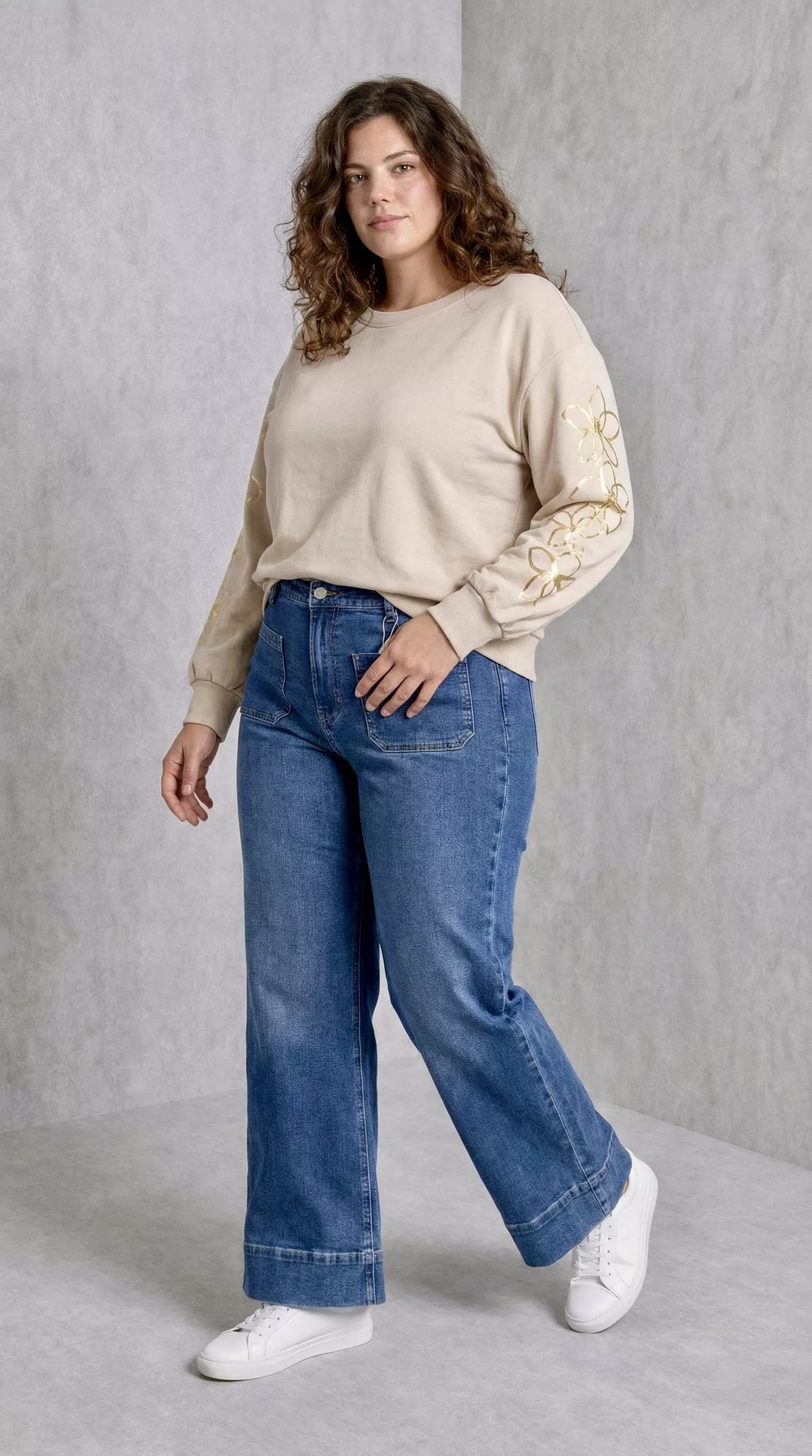 JEANS ZACK COUPE FLARE – ONLY CARMARKOMA – GRANDE TAILLE 42–54