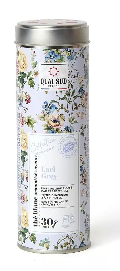 THÉ BLANC EARL GREY 30G – QUAI SUD