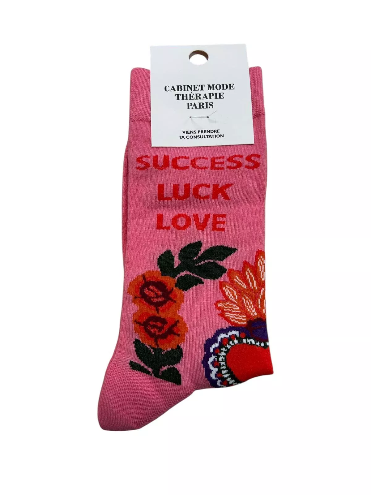 CHAUSSETTES SUCCESS LUCK LOVE – CABINET MODE THÉRAPIE – TAILLE 36–42