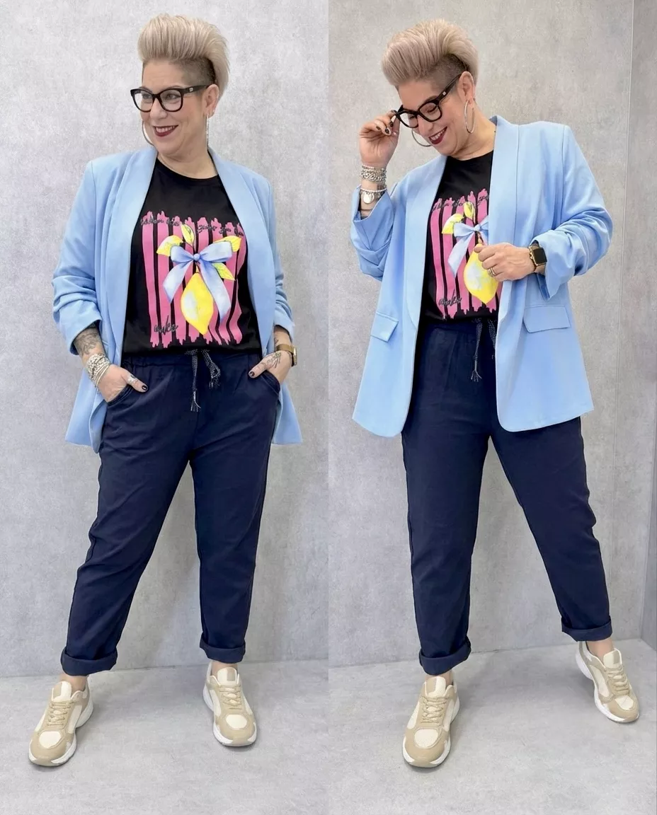 BLAZER SALOMÉ – ANNE & CO – PLUS SIZE 48–50