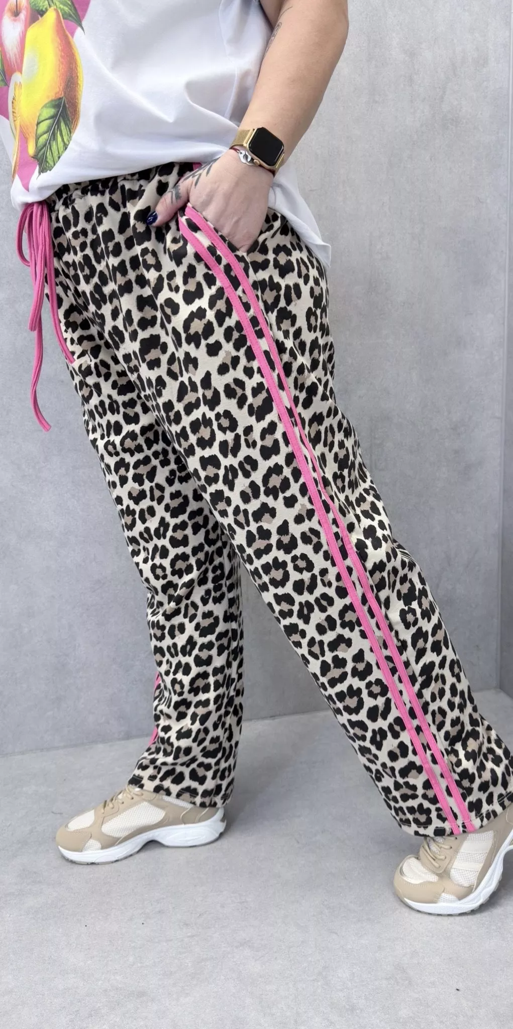 PANTALON JOGG LÉO – ANNE&CO – GRANDE TAILLE 46–50