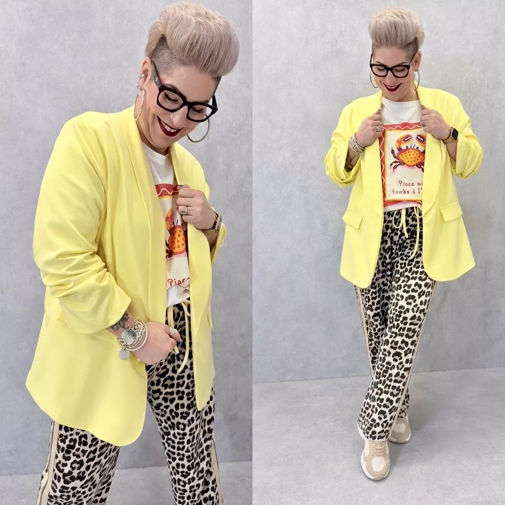 PANTALON JOGG LÉO – ANNE&CO – GRANDE TAILLE 46–50