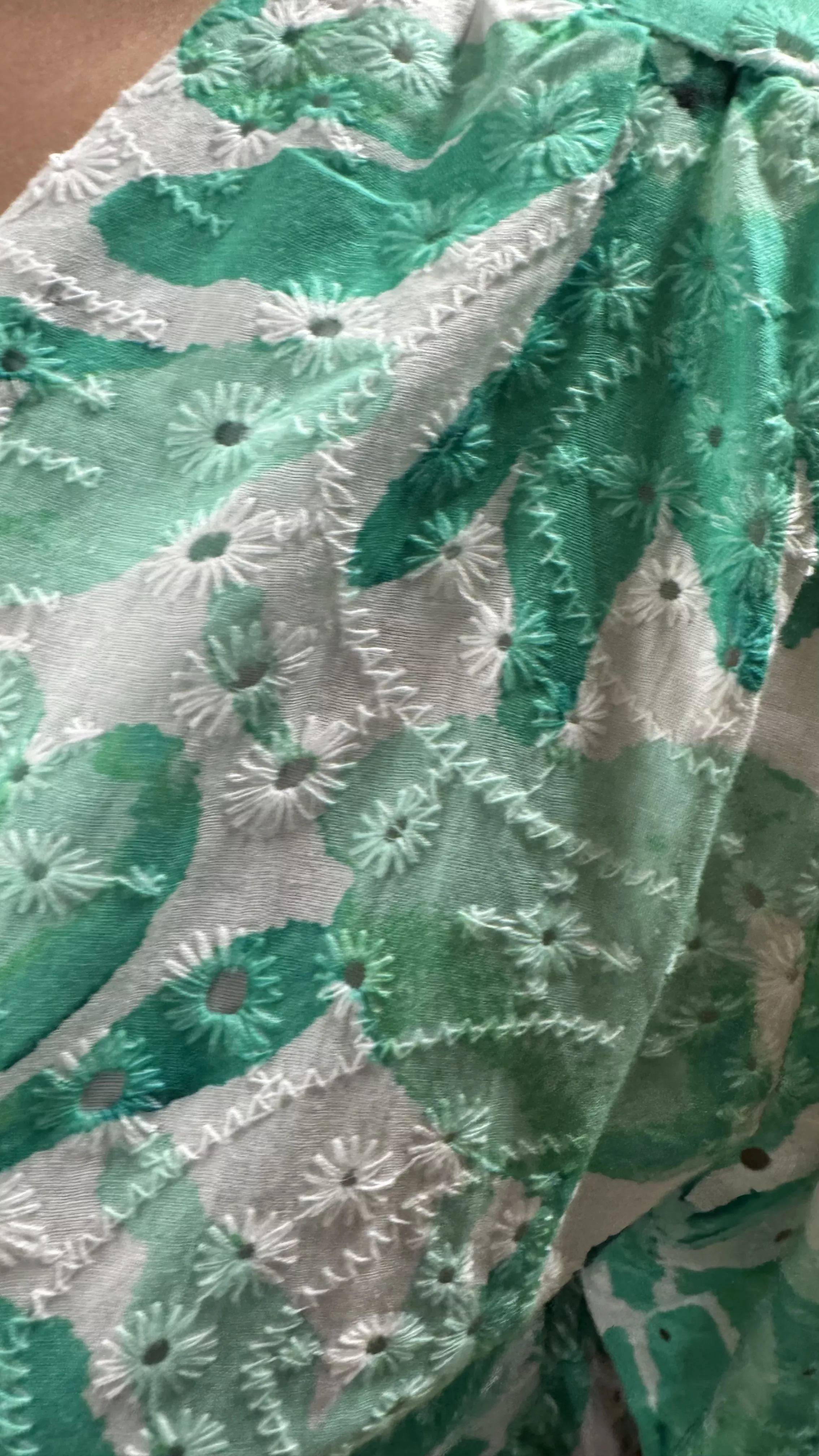 3-ROBE MANON BRODERIE ANGLAISE – MAËLLE – GRANDE TAILLE 42–50