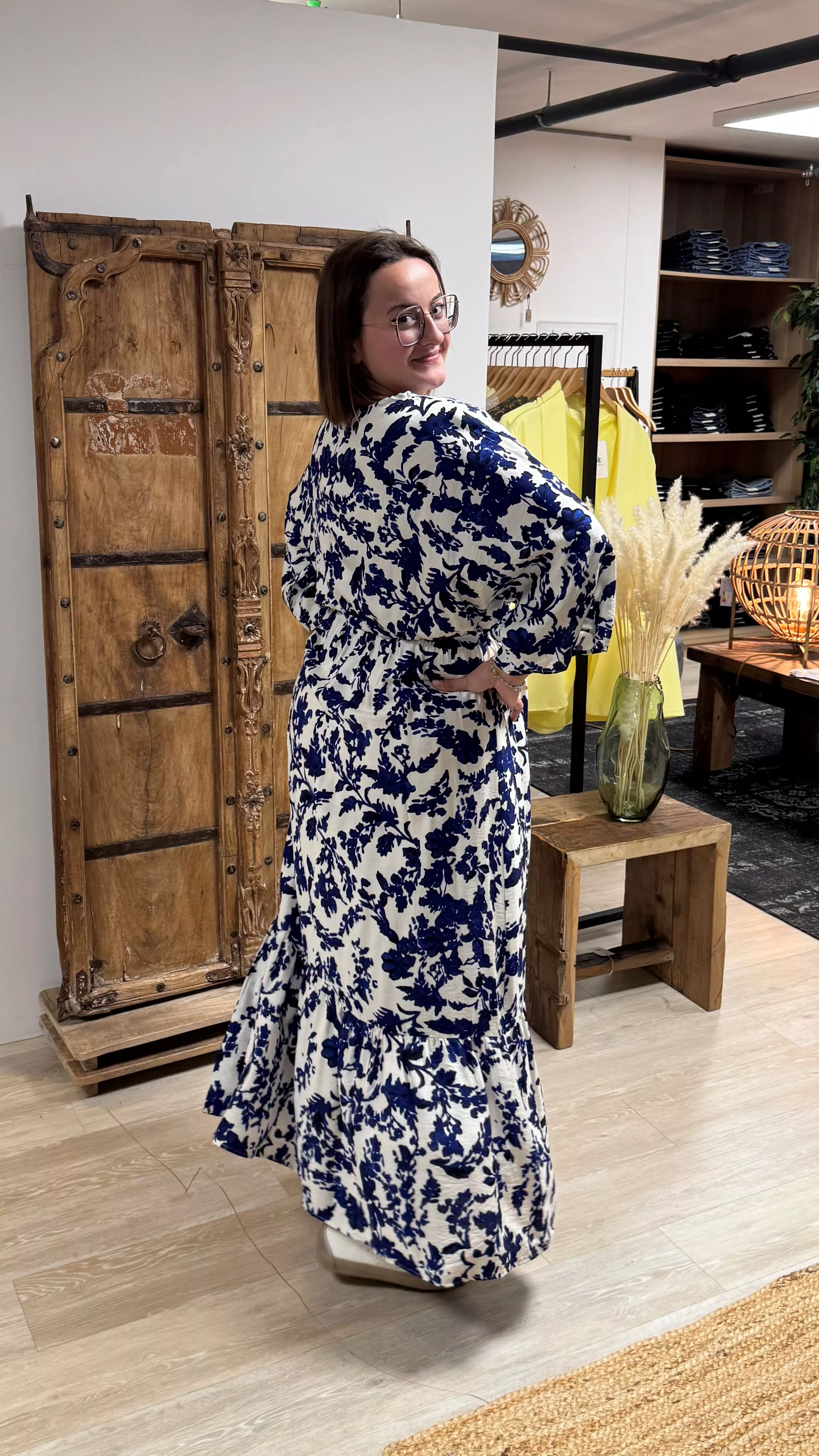 1-ROBE TARA – MAËLLE – GRANDE TAILLE 42–50