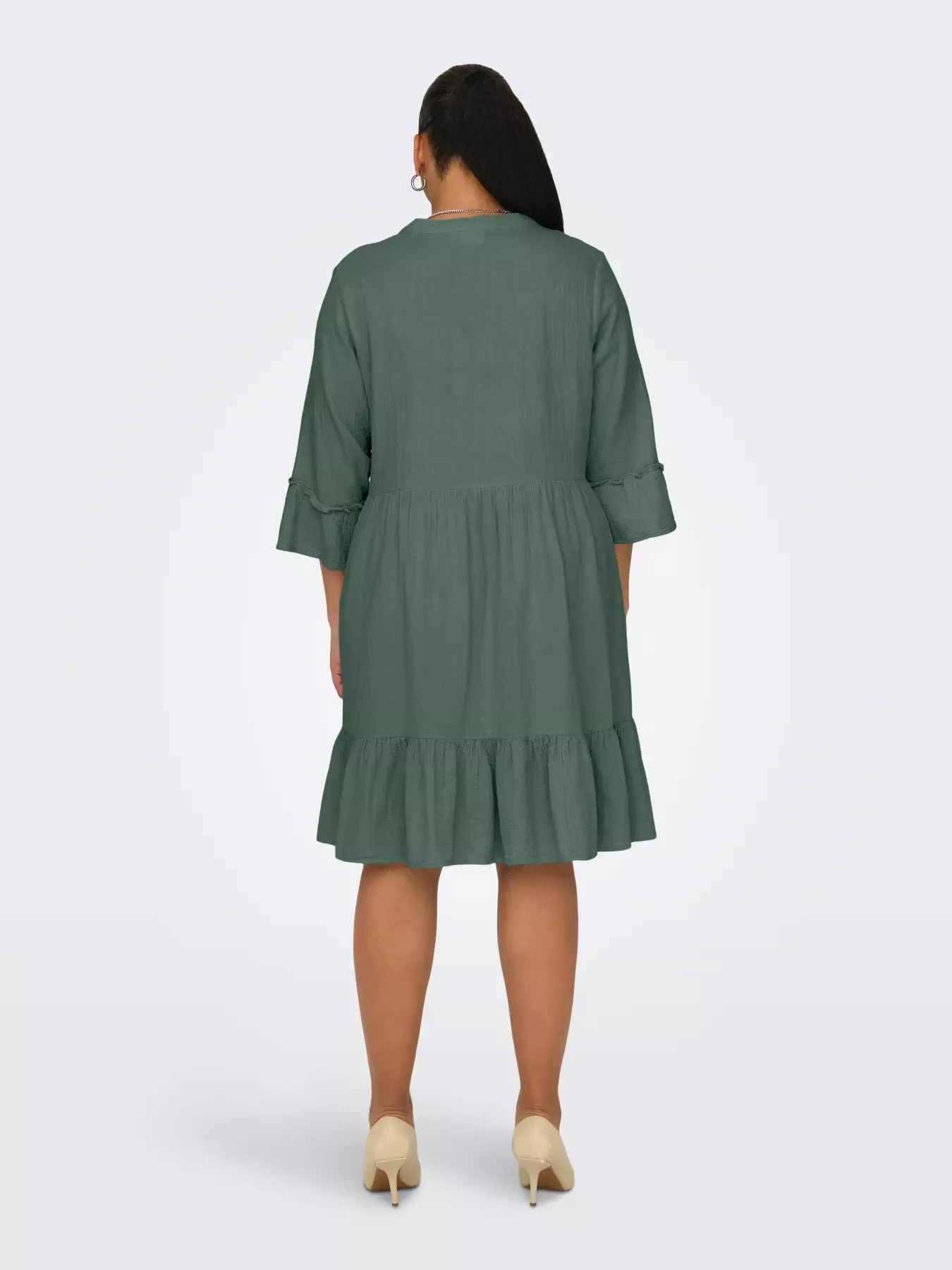 ROBE GAZE DE COTON – ONLY CARMAKOMA – GRANDE TAILLE 42–54