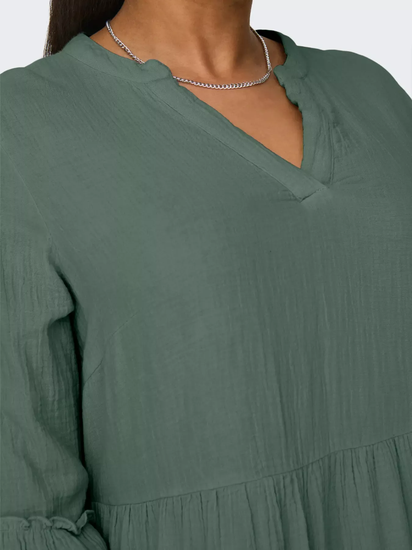 ROBE GAZE DE COTON – ONLY CARMAKOMA – GRANDE TAILLE 42–54