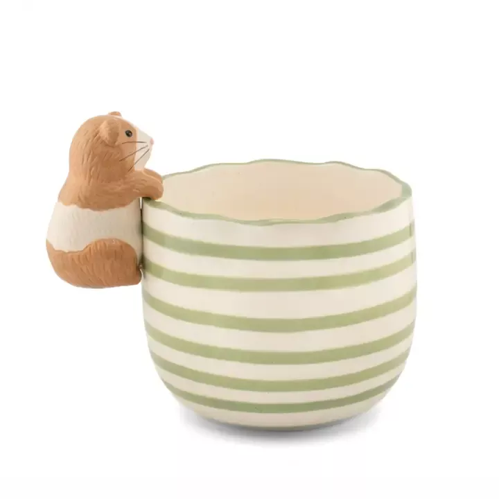 CACHE-POT CÉRAMIQUE COCHON D’INDE ESPIÈGLE – SASS & BELLE