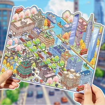 COZY STICKERS SCÈNE VILLE SHANGHAI – SHANGHAI