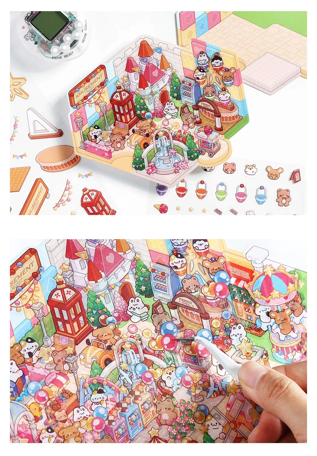 COZY STICKERS SCÈNE PARC FÉERIQUE – NORTH PARADISE