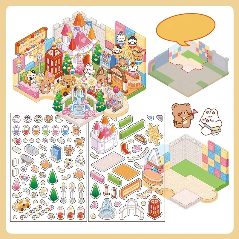 COZY STICKERS SCÈNE PARC FÉERIQUE – NORTH PARADISE