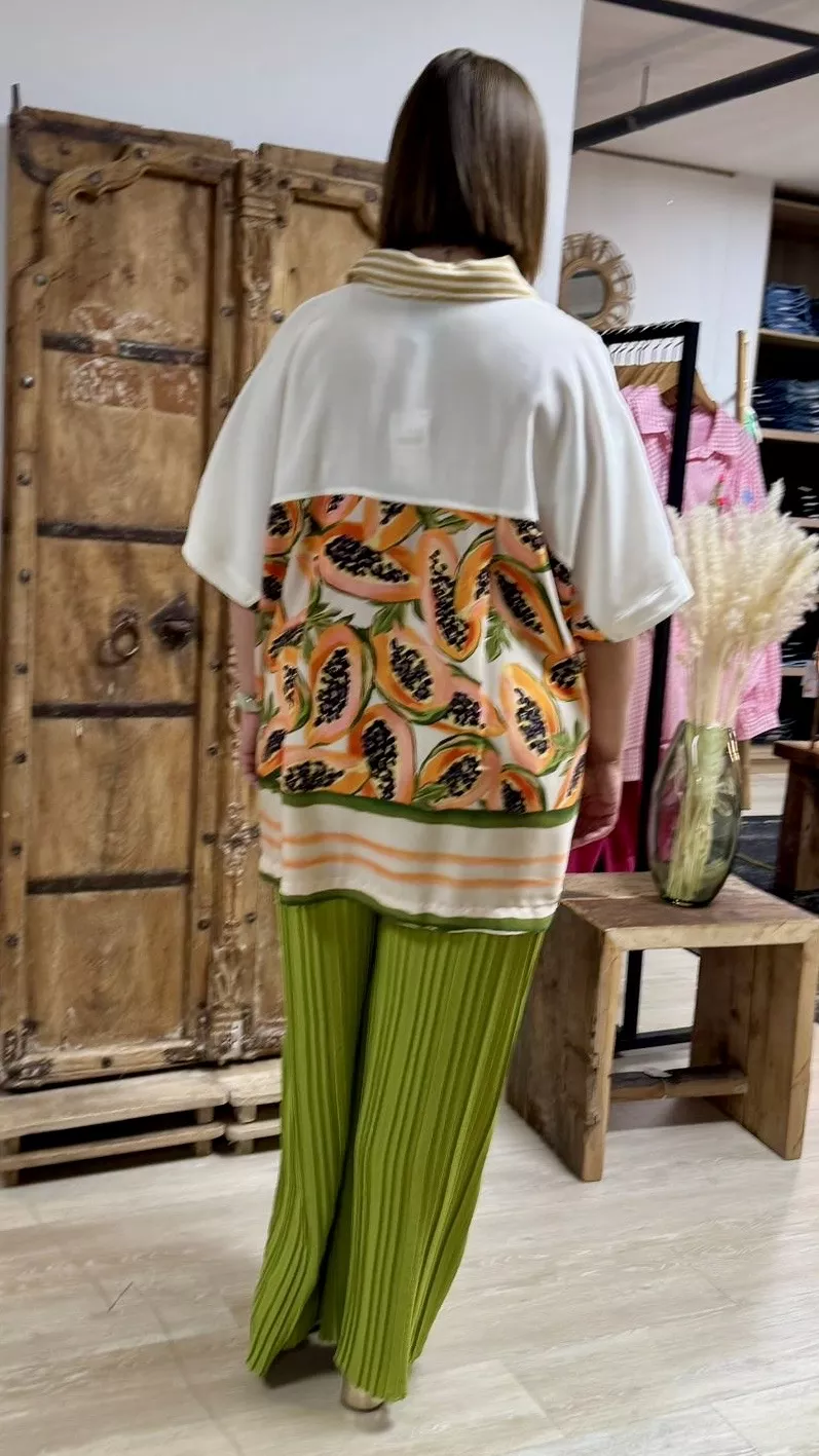 CHEMISIER PAPAÏ – MAT FASHION – GRANDE TAILLE 44–54