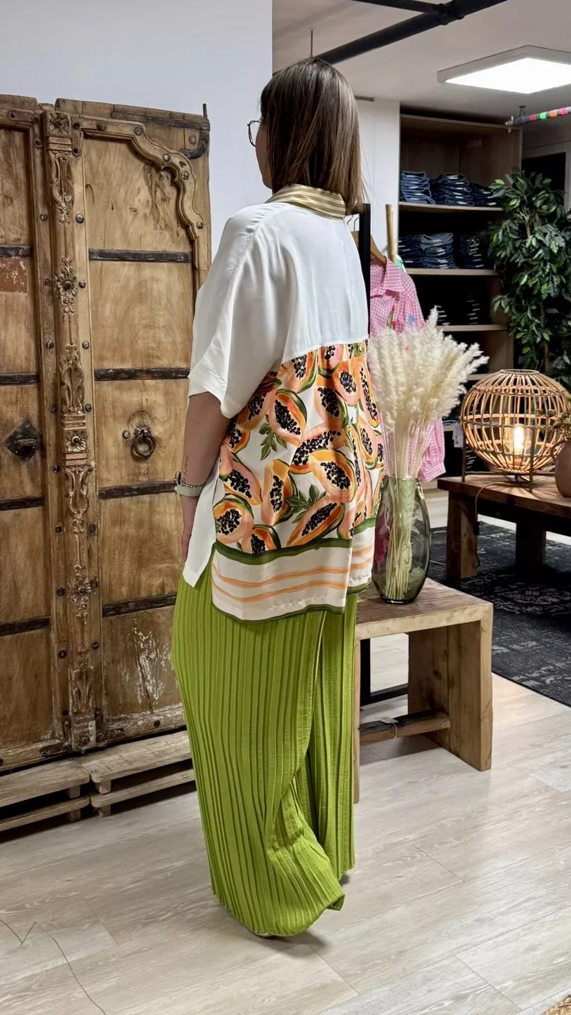 CHEMISIER PAPAÏ – MAT FASHION – GRANDE TAILLE 44–54