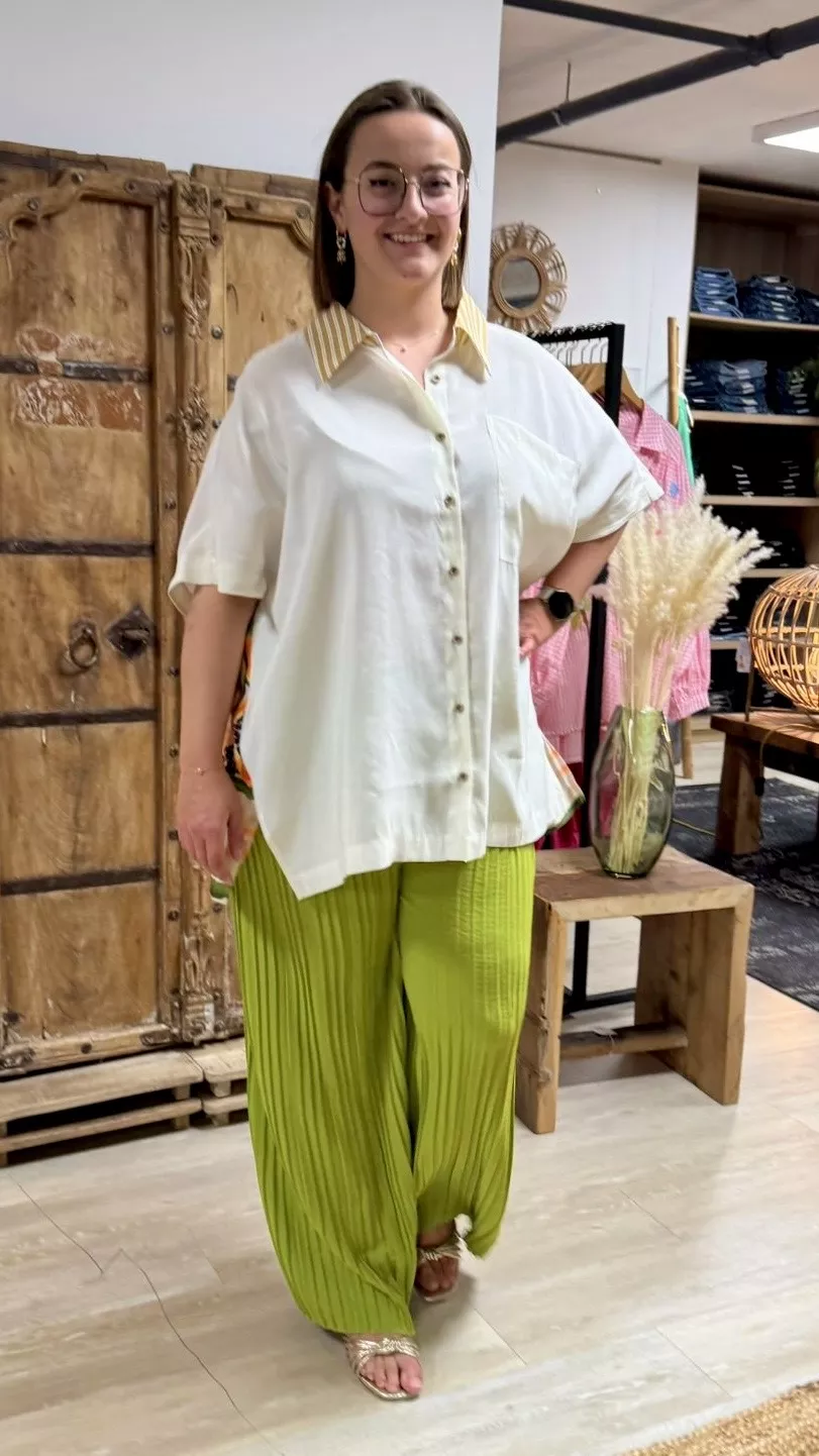 CHEMISIER PAPAÏ – MAT FASHION – GRANDE TAILLE 44–54