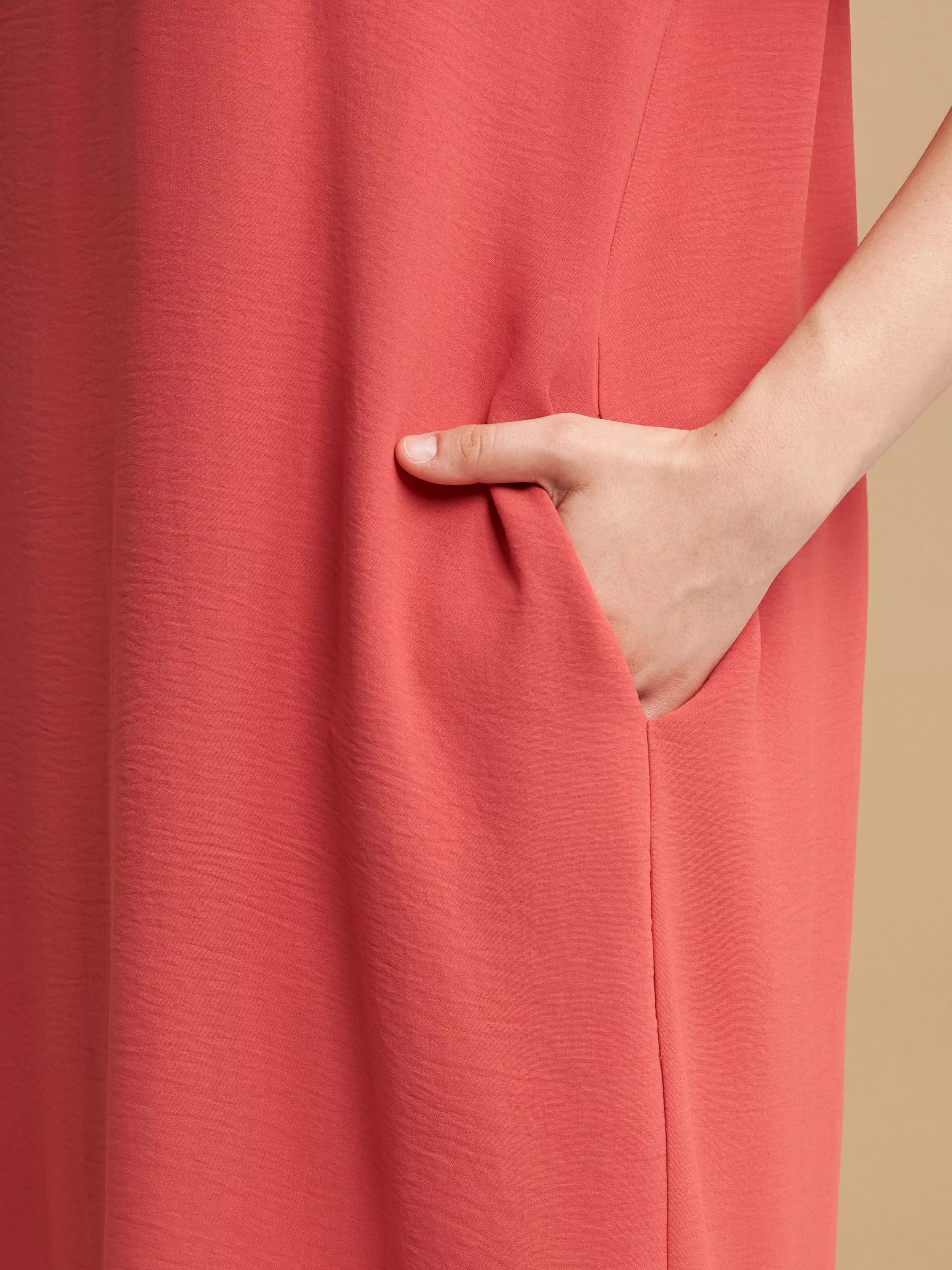 ROBE TUNIQUE FLUIDE COUPE AMPLE – MAT FASHION – GRANDE TAILLE 44–54