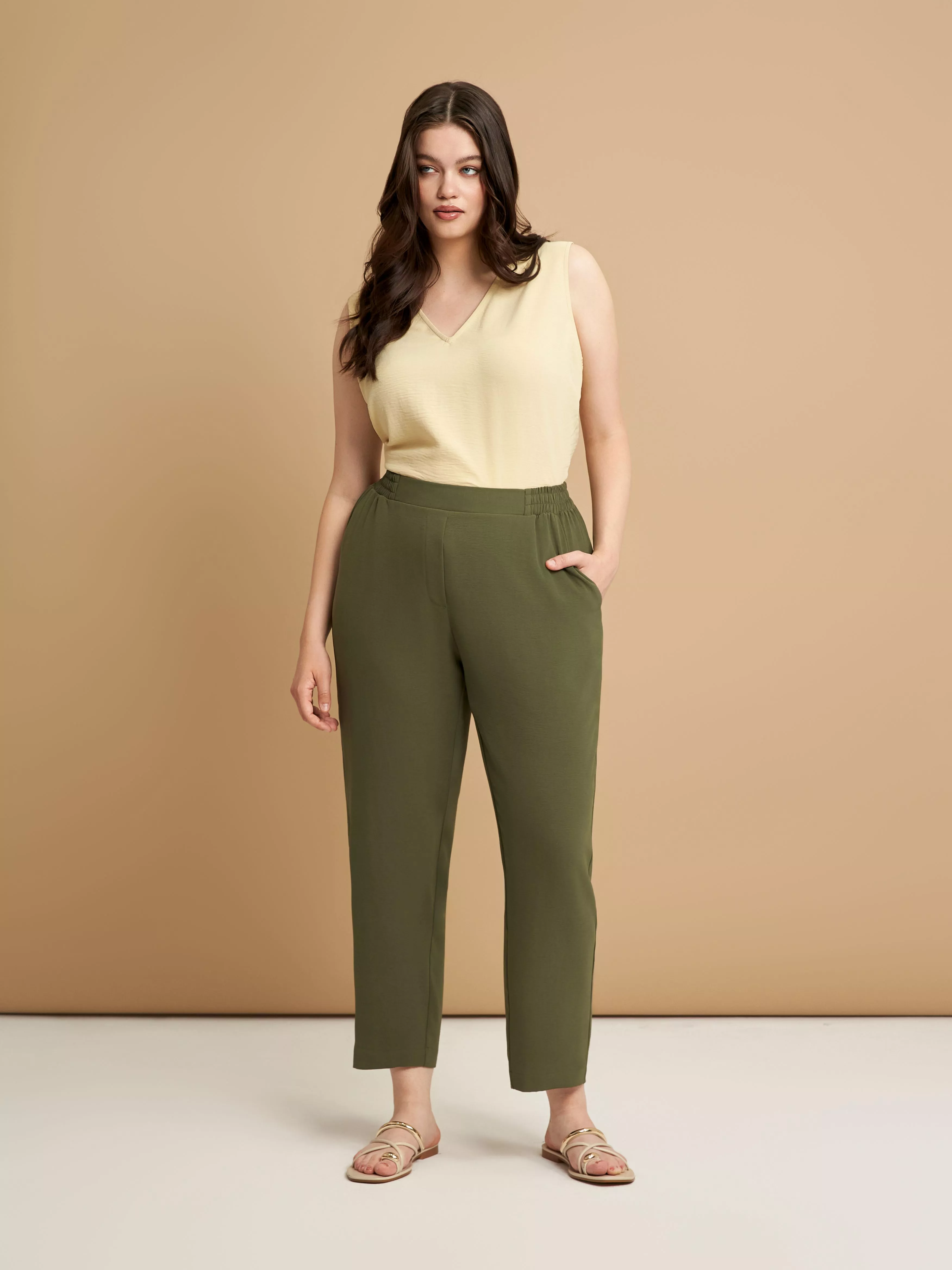 PANTALON HAREM FLUIDE – MAT FASHION – GRANDE TAILLE 42–52