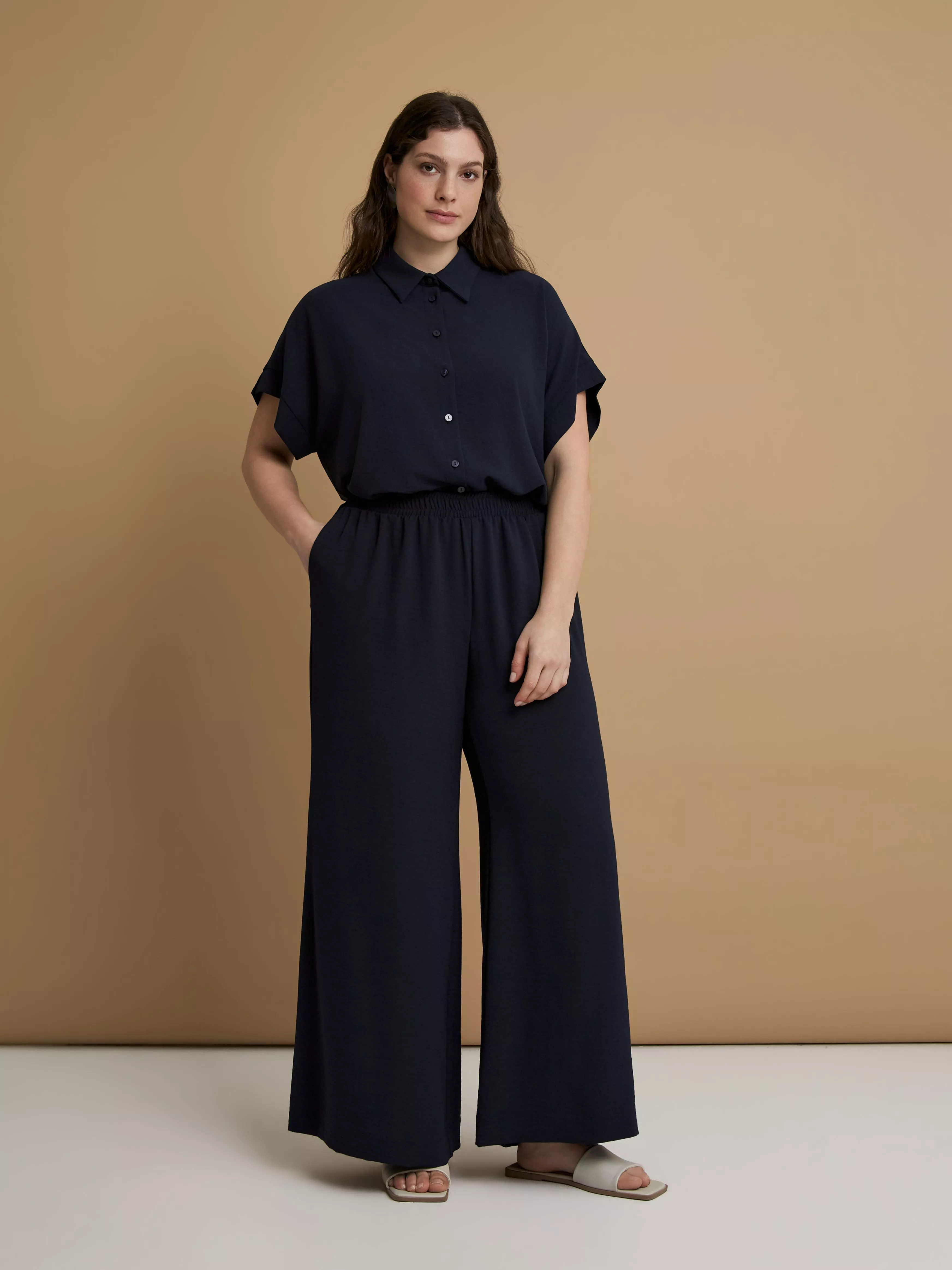 PANTALON LARGE FLUIDE – MAT FASHION – GRANDE TAILLE 42–52