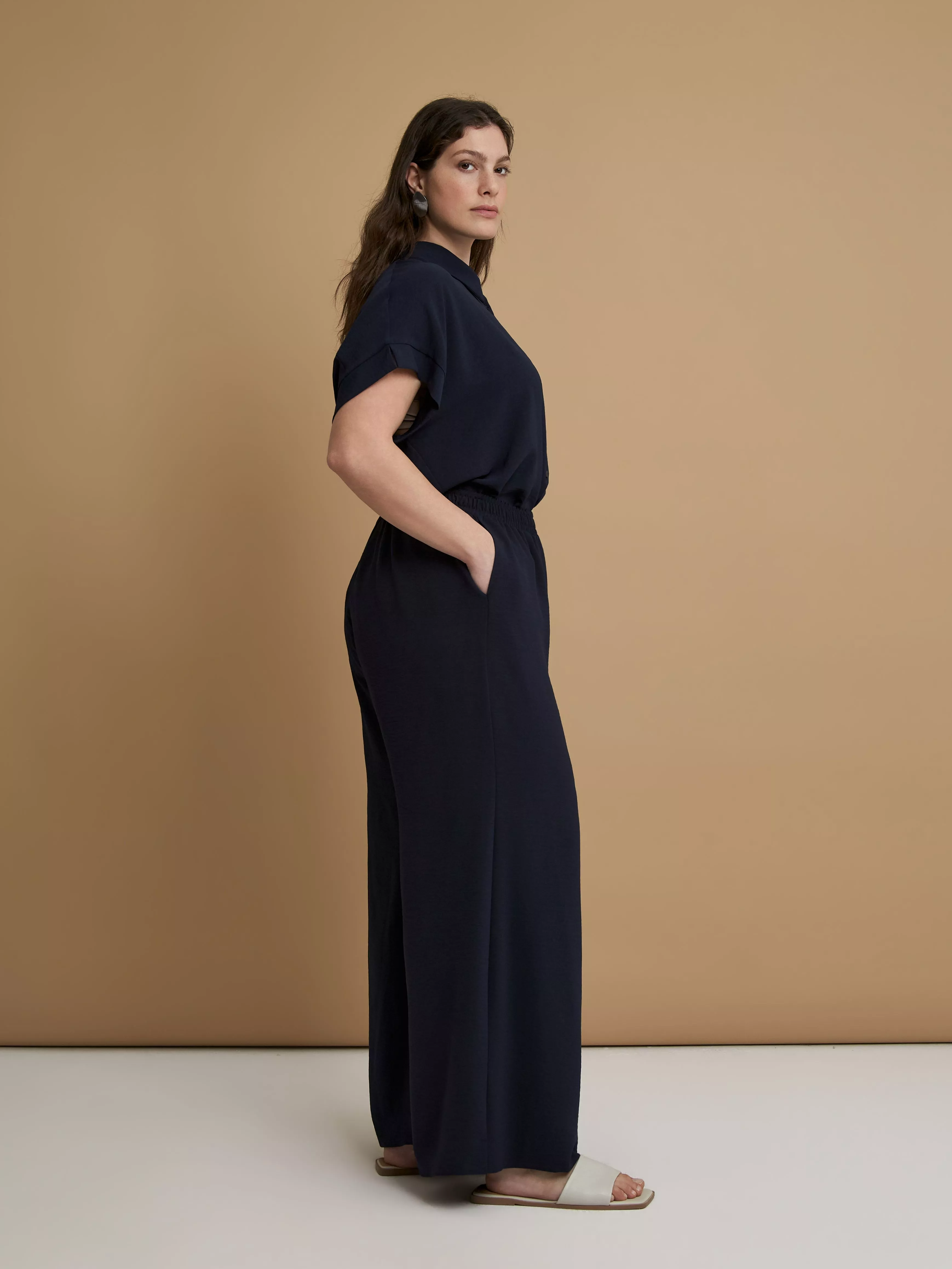 PANTALON LARGE FLUIDE – MAT FASHION – GRANDE TAILLE 42–52