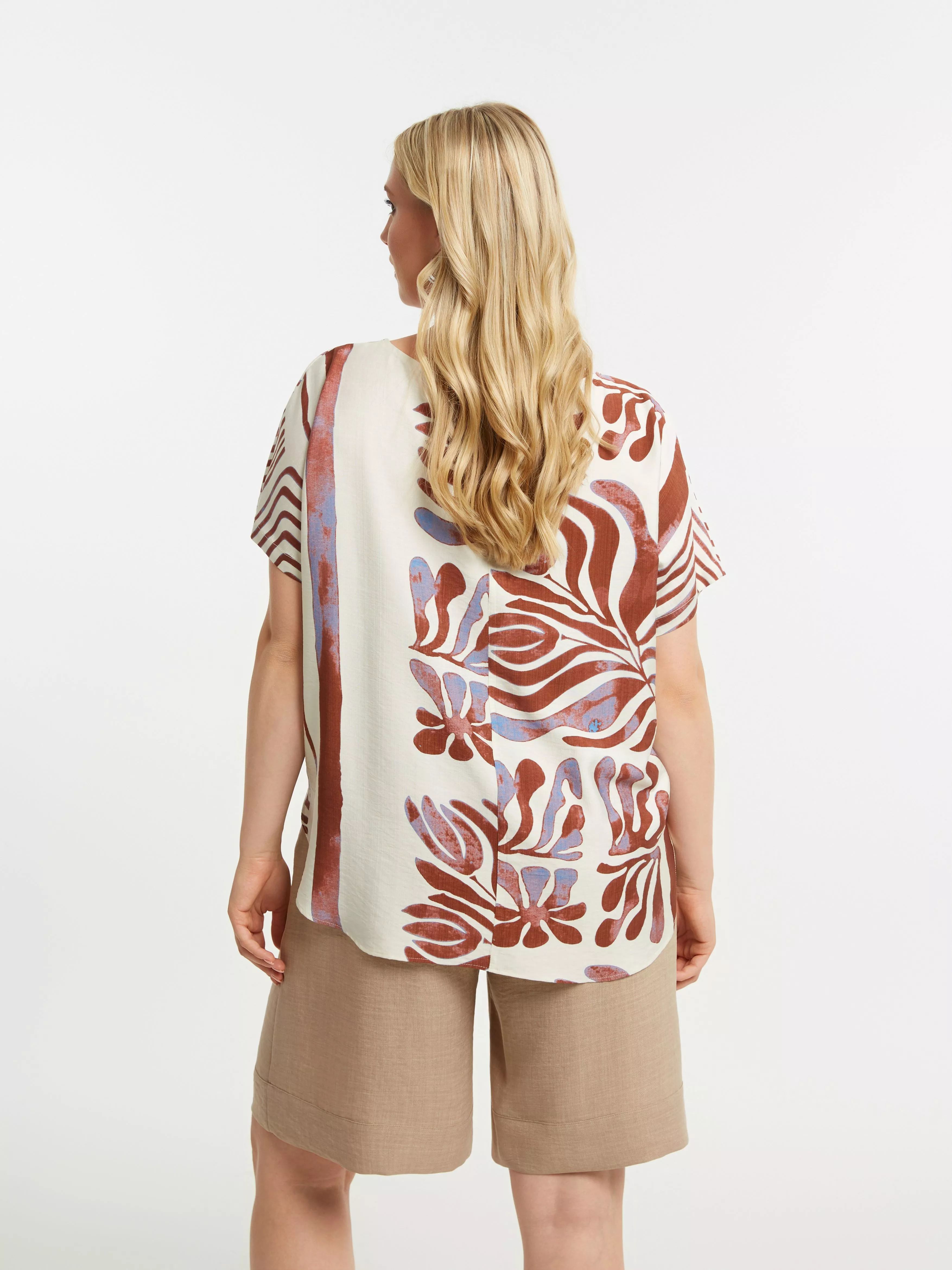 TUNIQUE IMPRIMÉE FLUIDE – MAT FASHION – GRANDE TAILLE 42–52