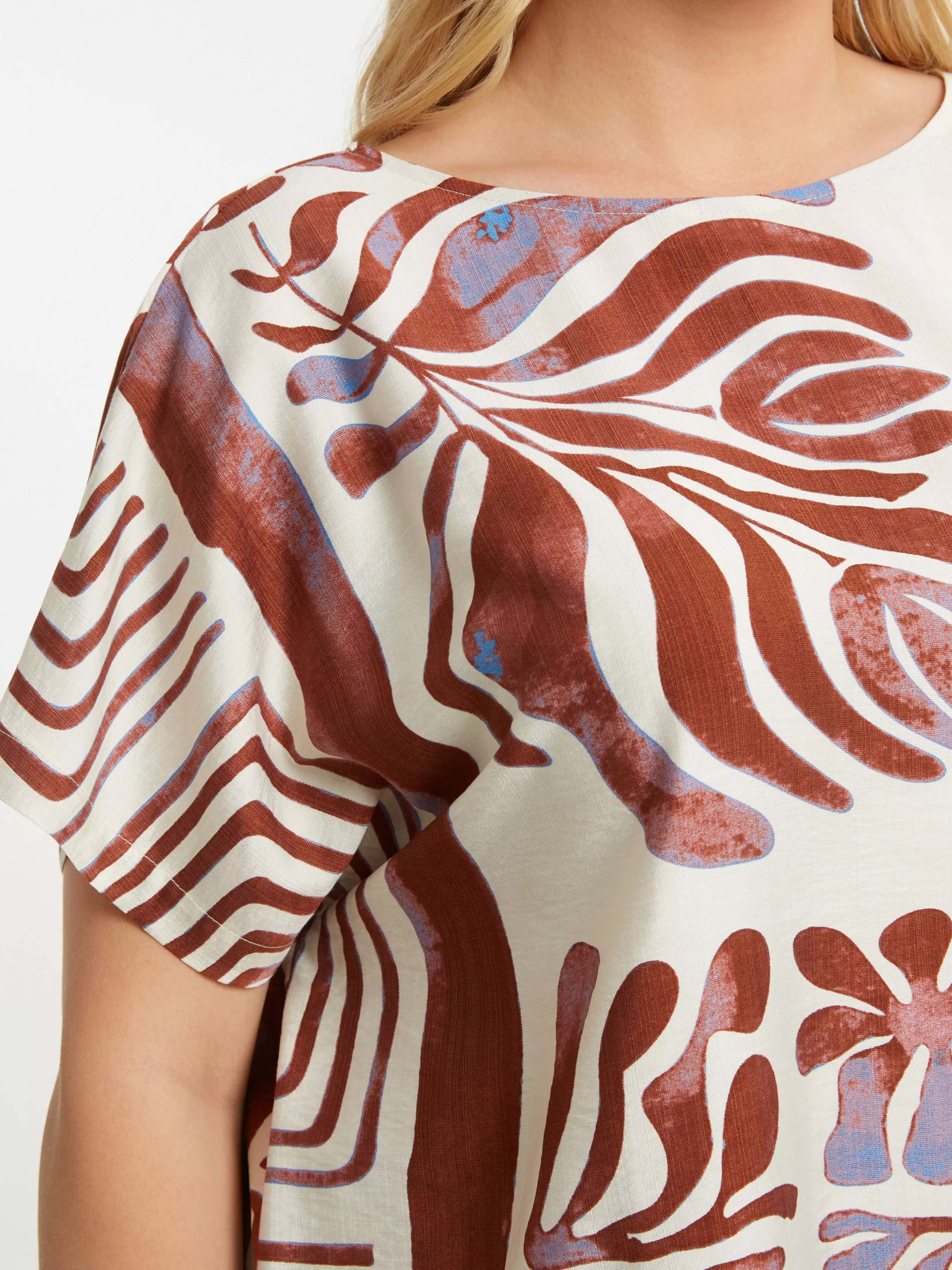 TUNIQUE IMPRIMÉE FLUIDE – MAT FASHION – GRANDE TAILLE 42–52