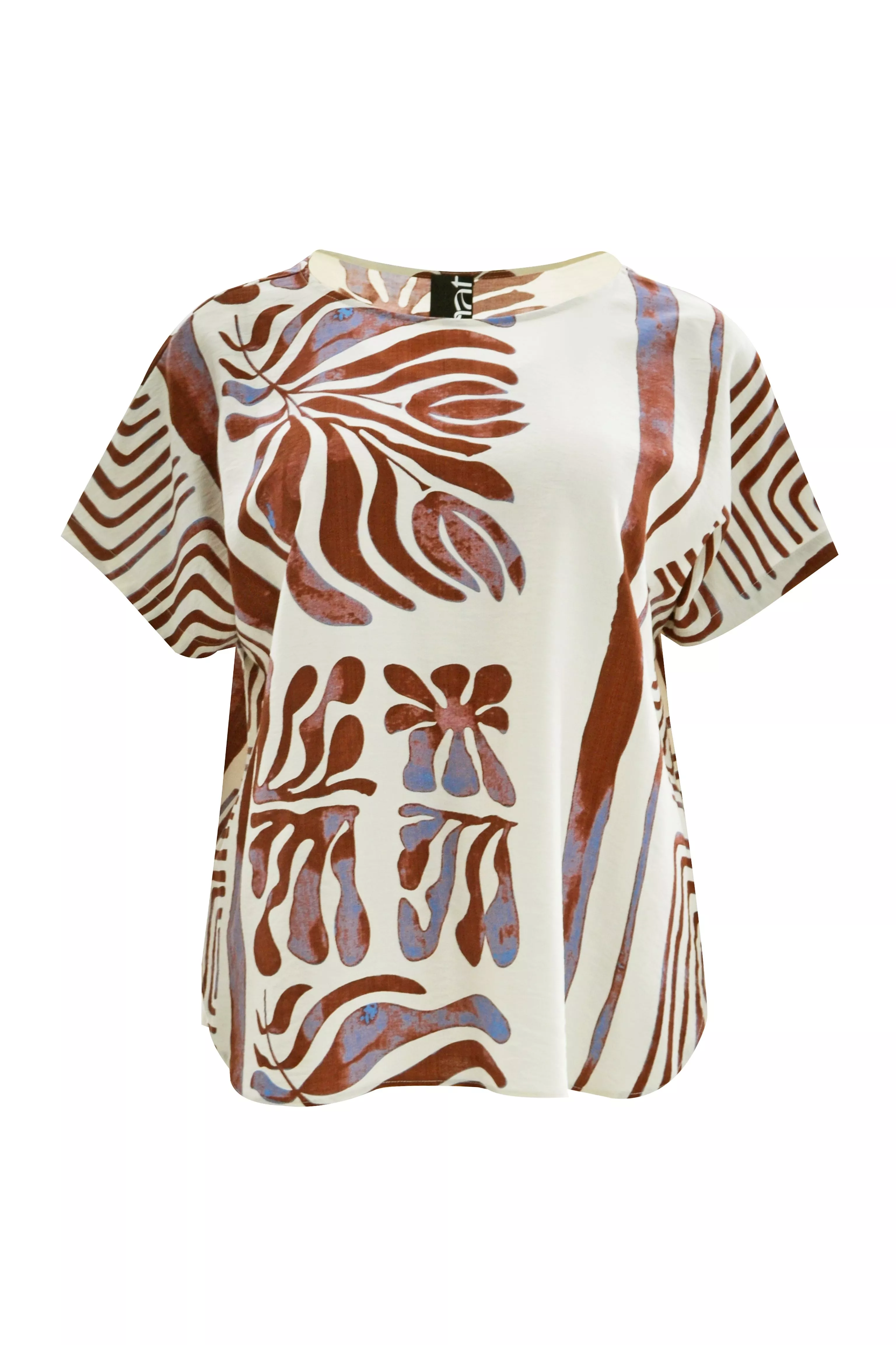 TUNIQUE IMPRIMÉE FLUIDE – MAT FASHION – GRANDE TAILLE 42–52