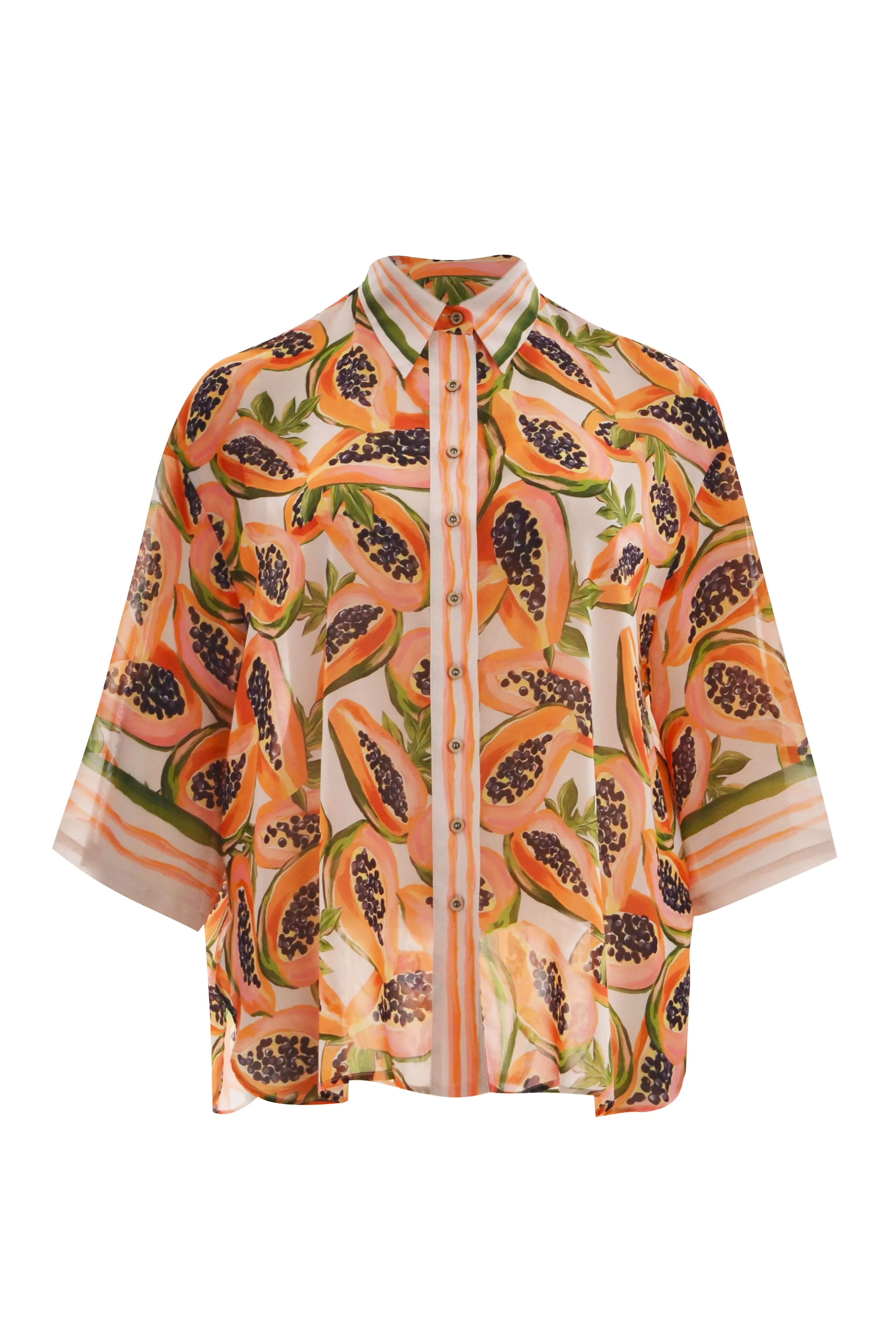 BLOUSE PAPAYA IMPRIMÉE – MAT FASHION – GRANDE TAILLE 44–54