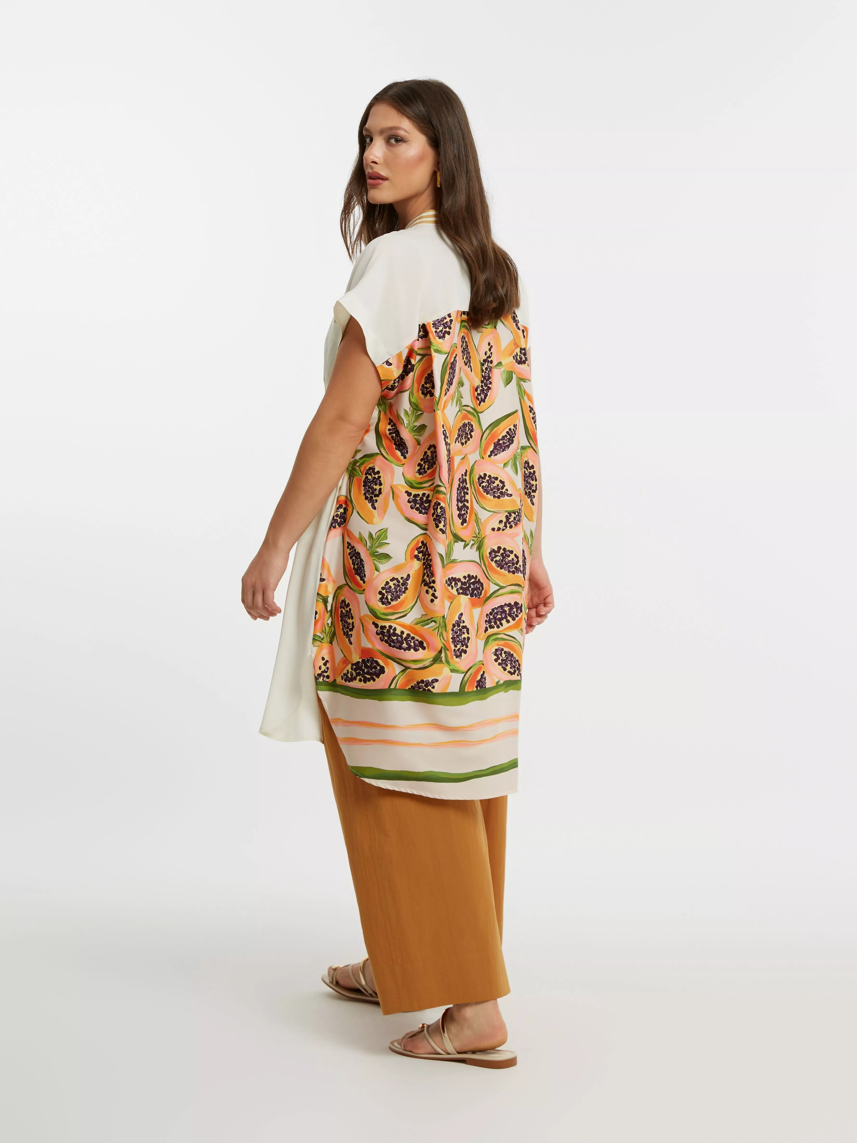 ROBE CHEMISE PAPAYA – MAT FASHION – GRANDE TAILLE 44–54