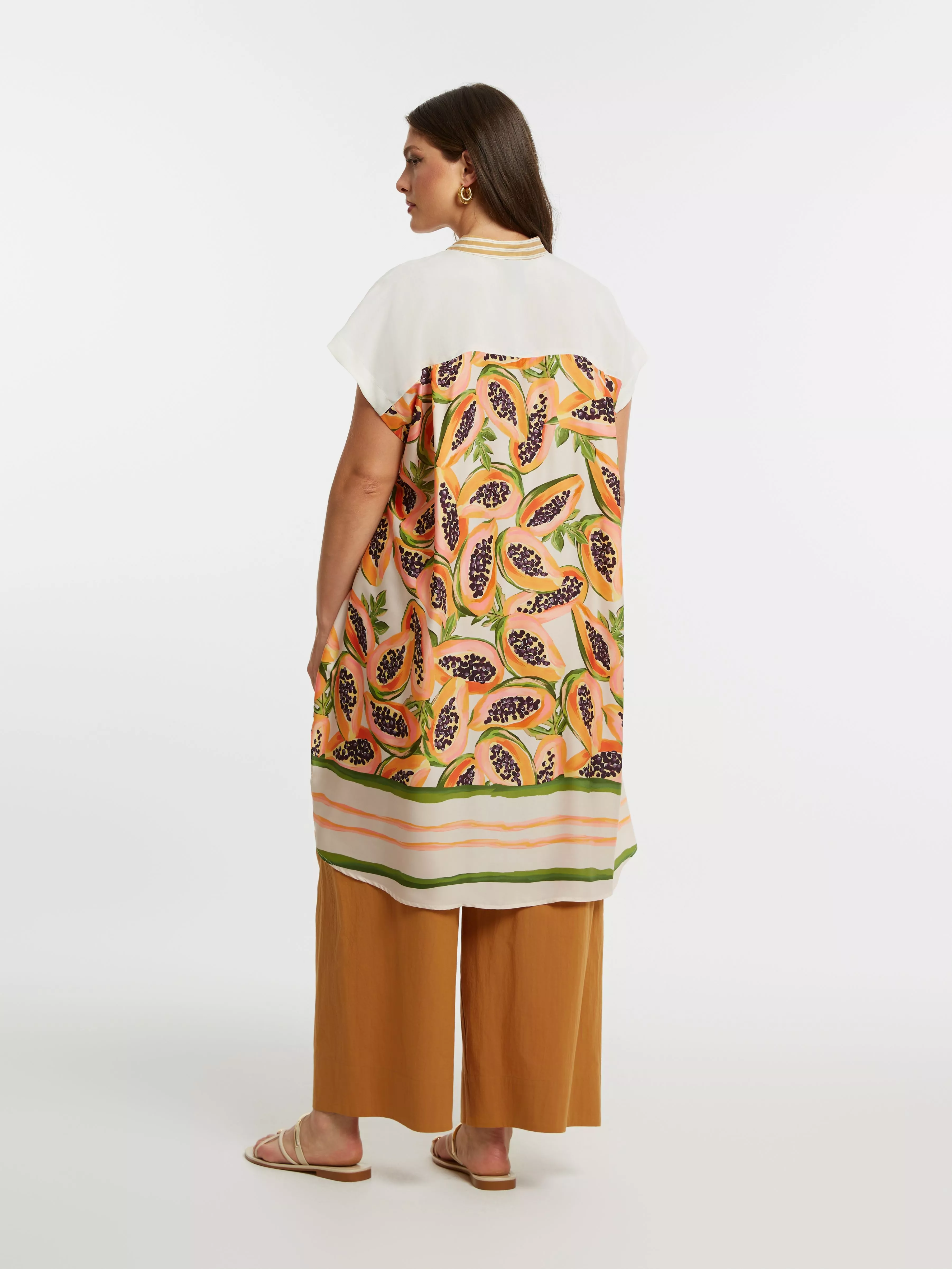 ROBE CHEMISE PAPAYA – MAT FASHION – GRANDE TAILLE 44–54