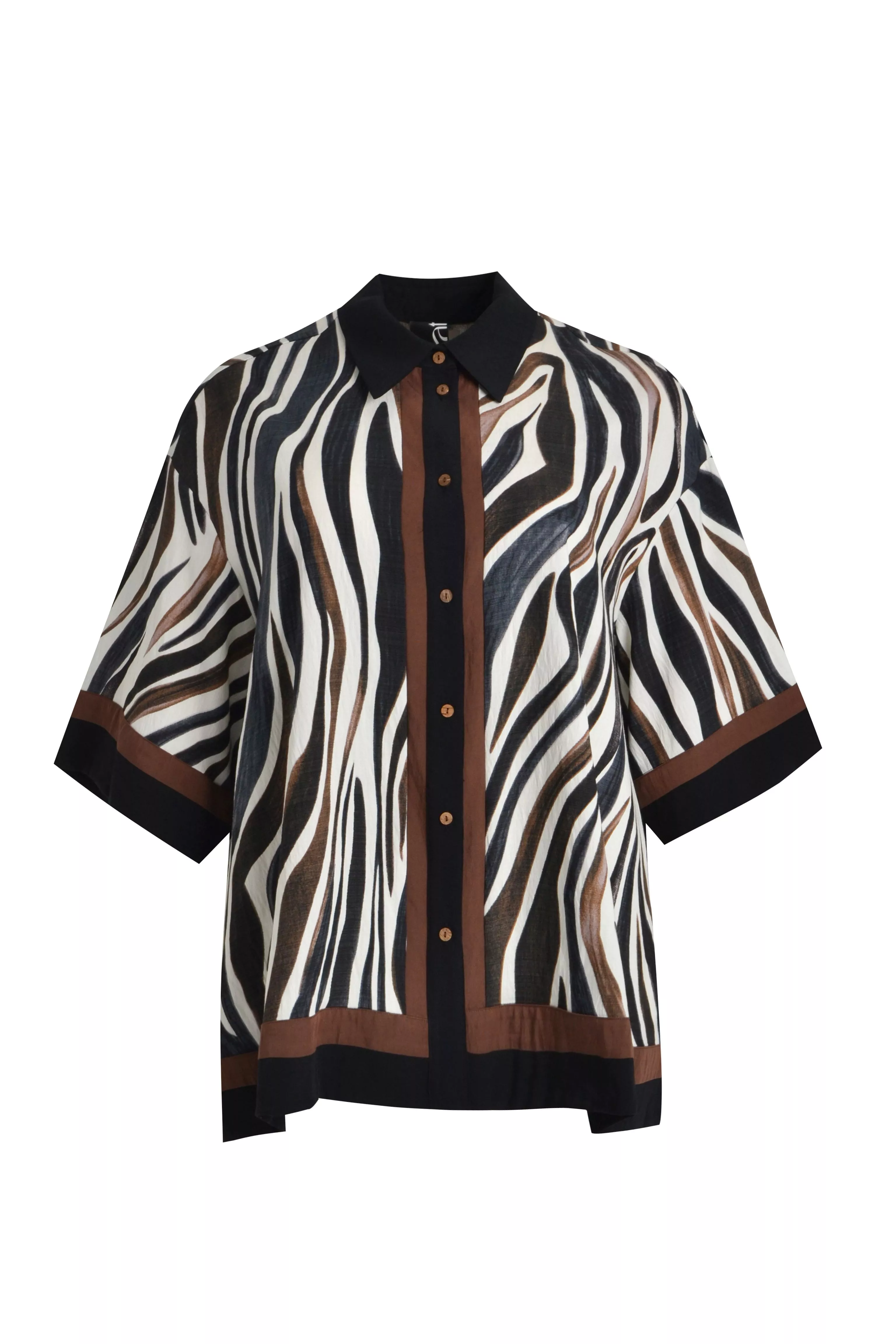 BLOUSE VOLUPTUEUSE IMPRIMÉ SAFARI – MAT FASHION – GRANDE TAILLE 44–54