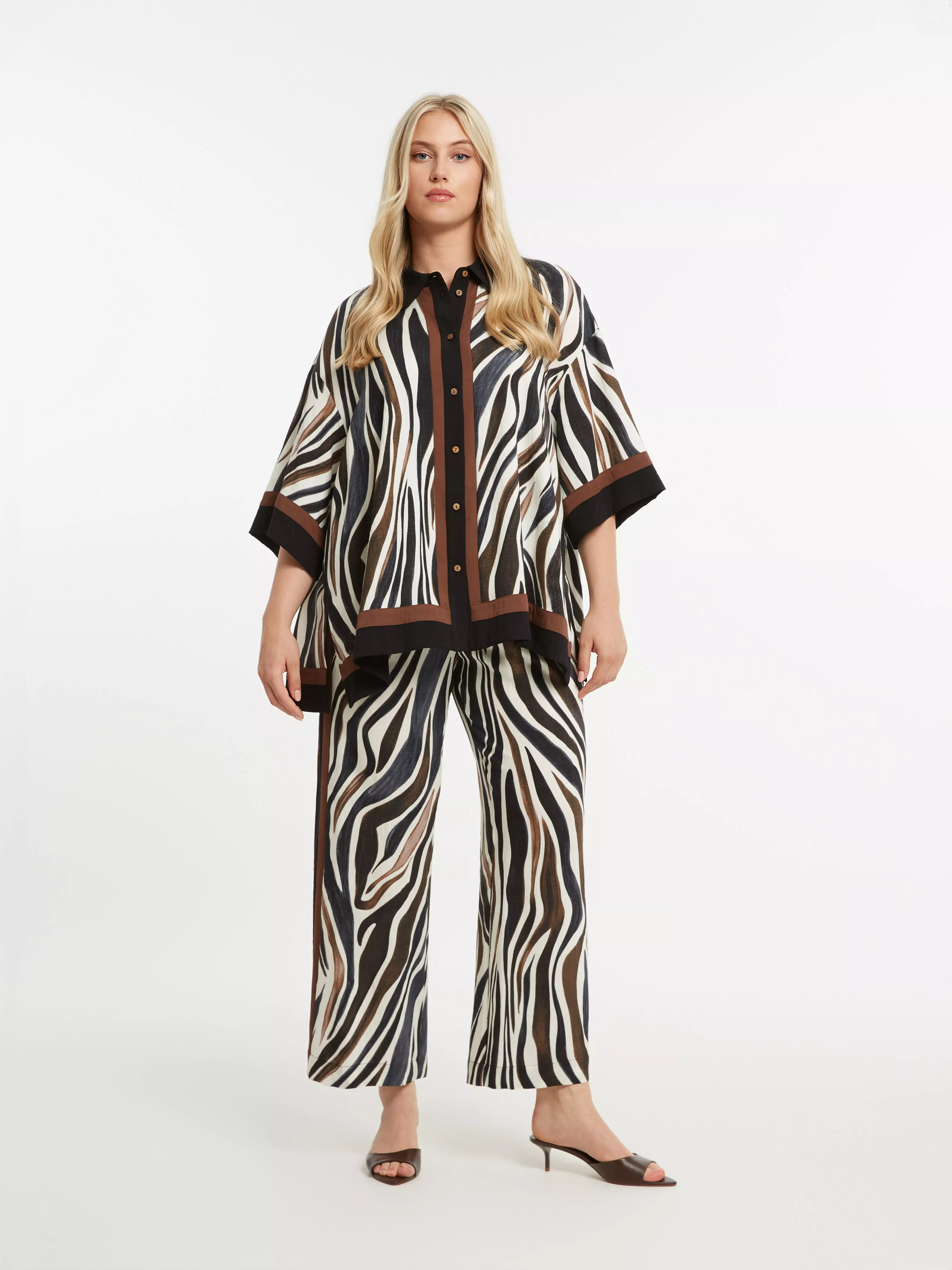 PANTALON LARGE FLUIDE IMPRIMÉ SAFARI – MAT FASHION – GRANDE TAILLE 42–52