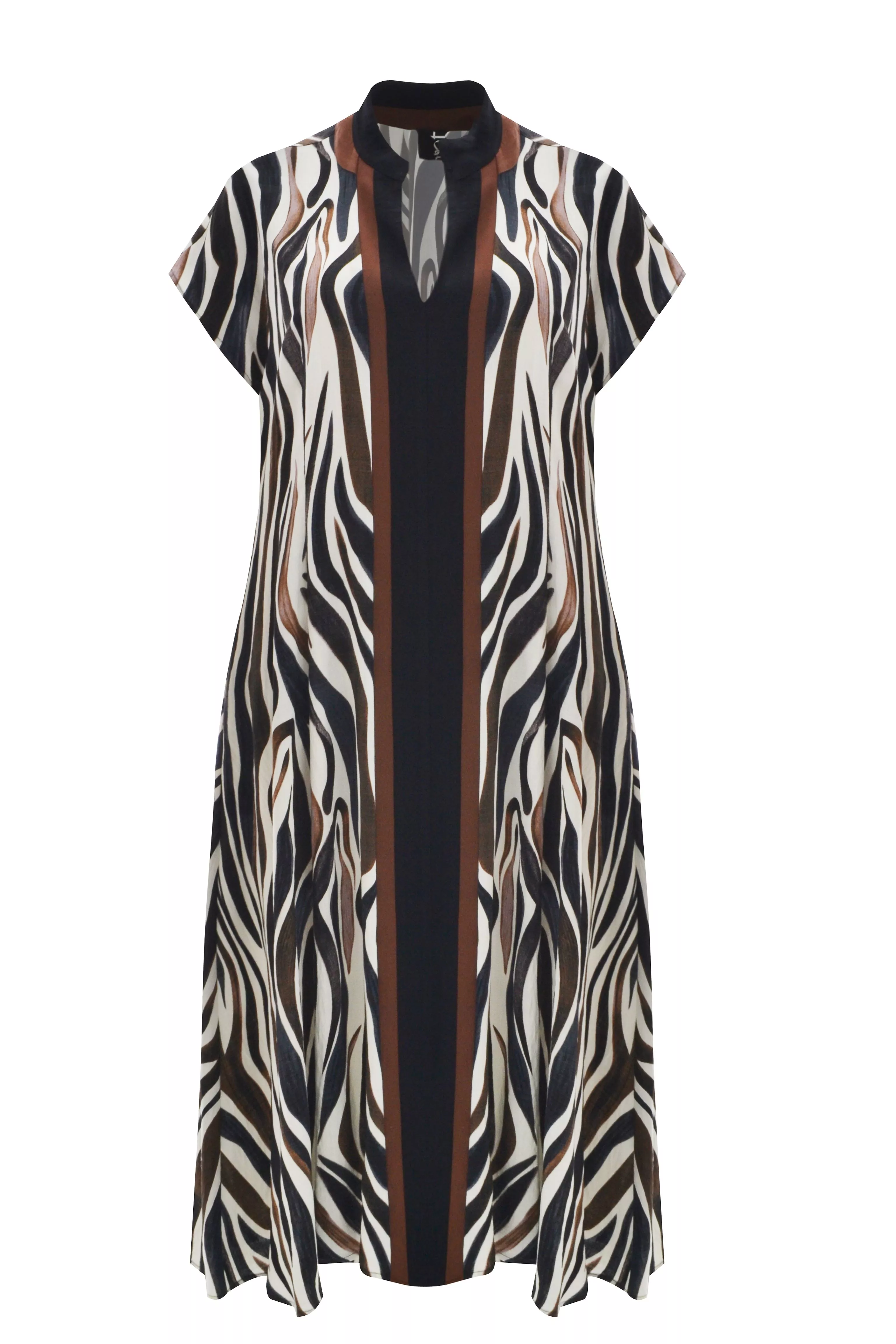 ROBE LONGUE IMPRIMÉ SAFARI – MAT FASHION – GRANDE TAILLE 42–52