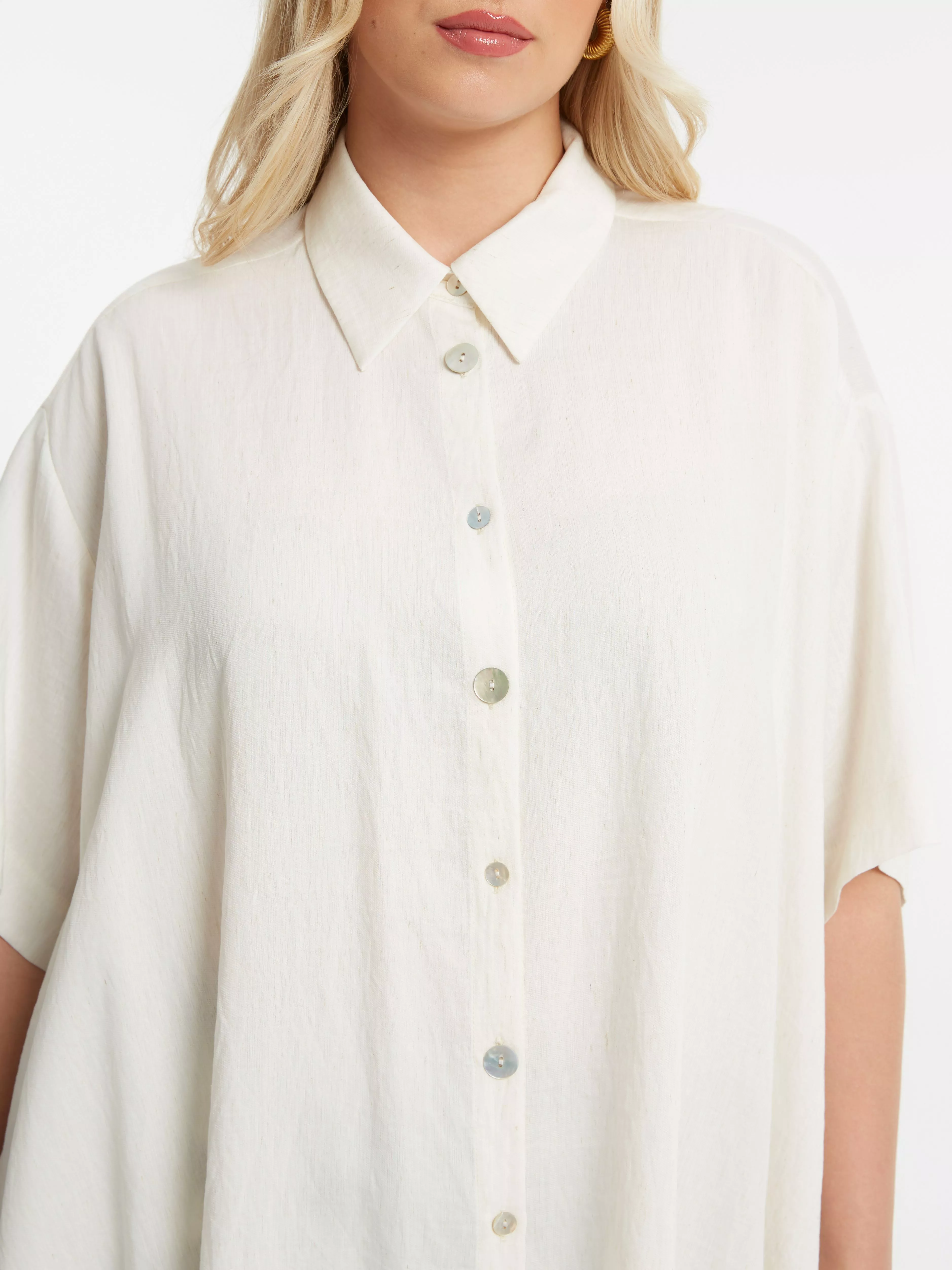 BLOUSE ASYMÉTRIQUE OVERSIZE – MAT FASHION – GRANDE TAILLE 44–54