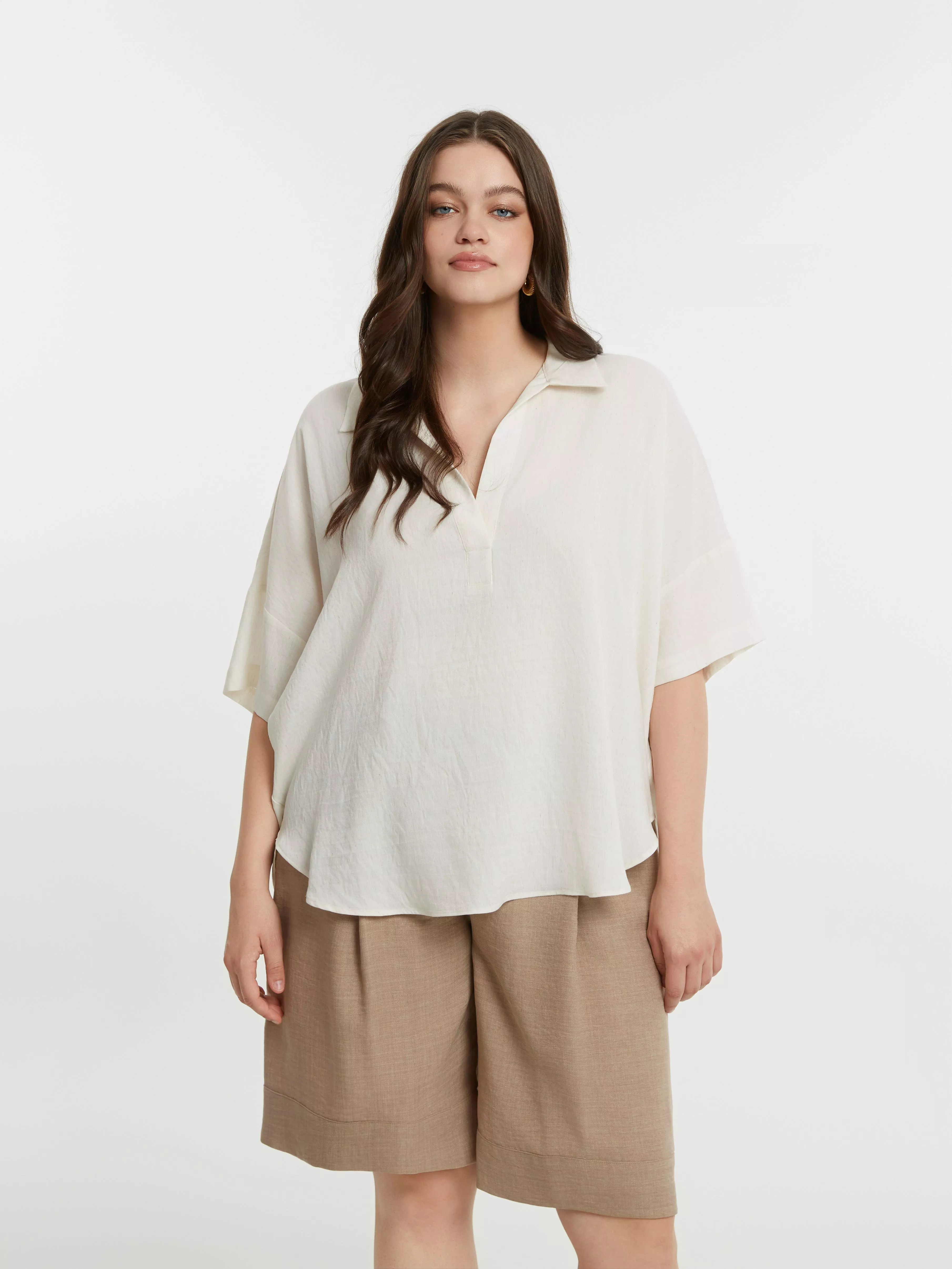 TUNIQUE OVERSIZE FLUIDE – MAT FASHION – GRANDE TAILLE 44–54