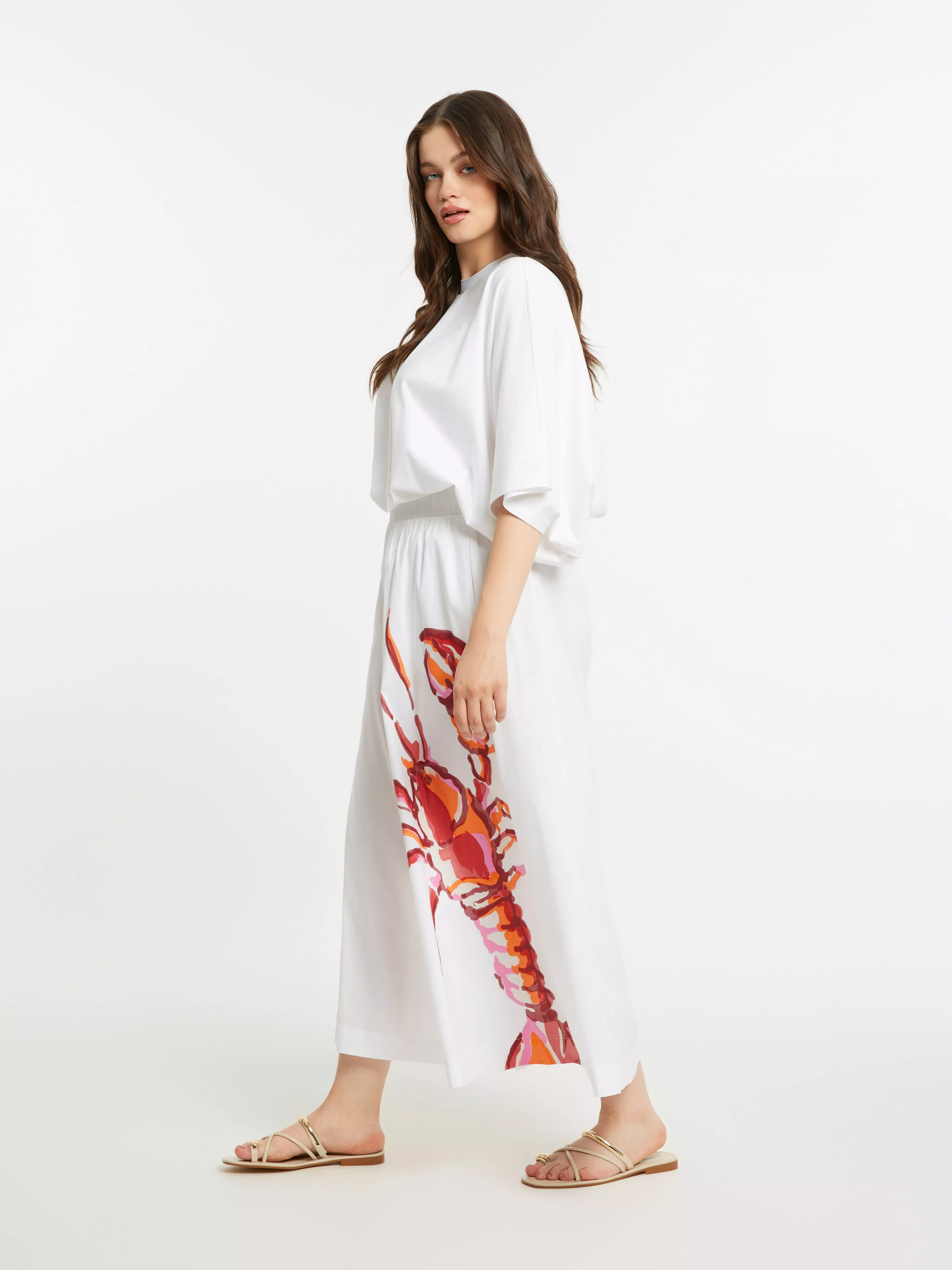 PANTALON JUPE-CULOTTE POPELINE – MAT FASHION – GRANDE TAILLE 42–52