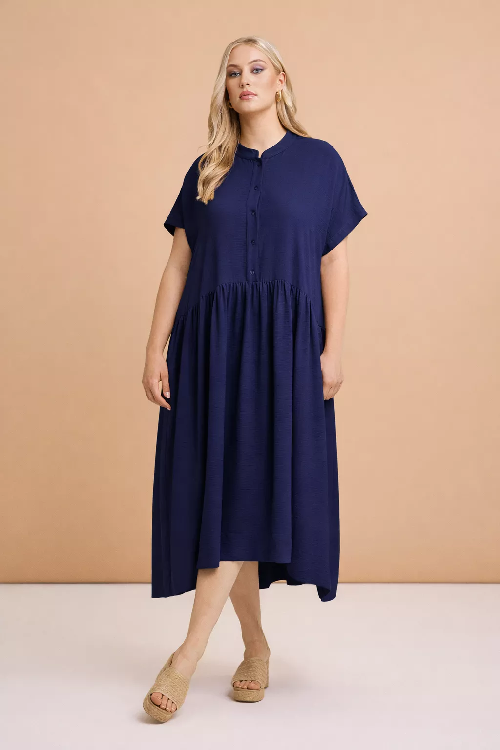 ROBE LONGUE FLUIDE – MAT FASHION – GRANDE TAILLE 44–54